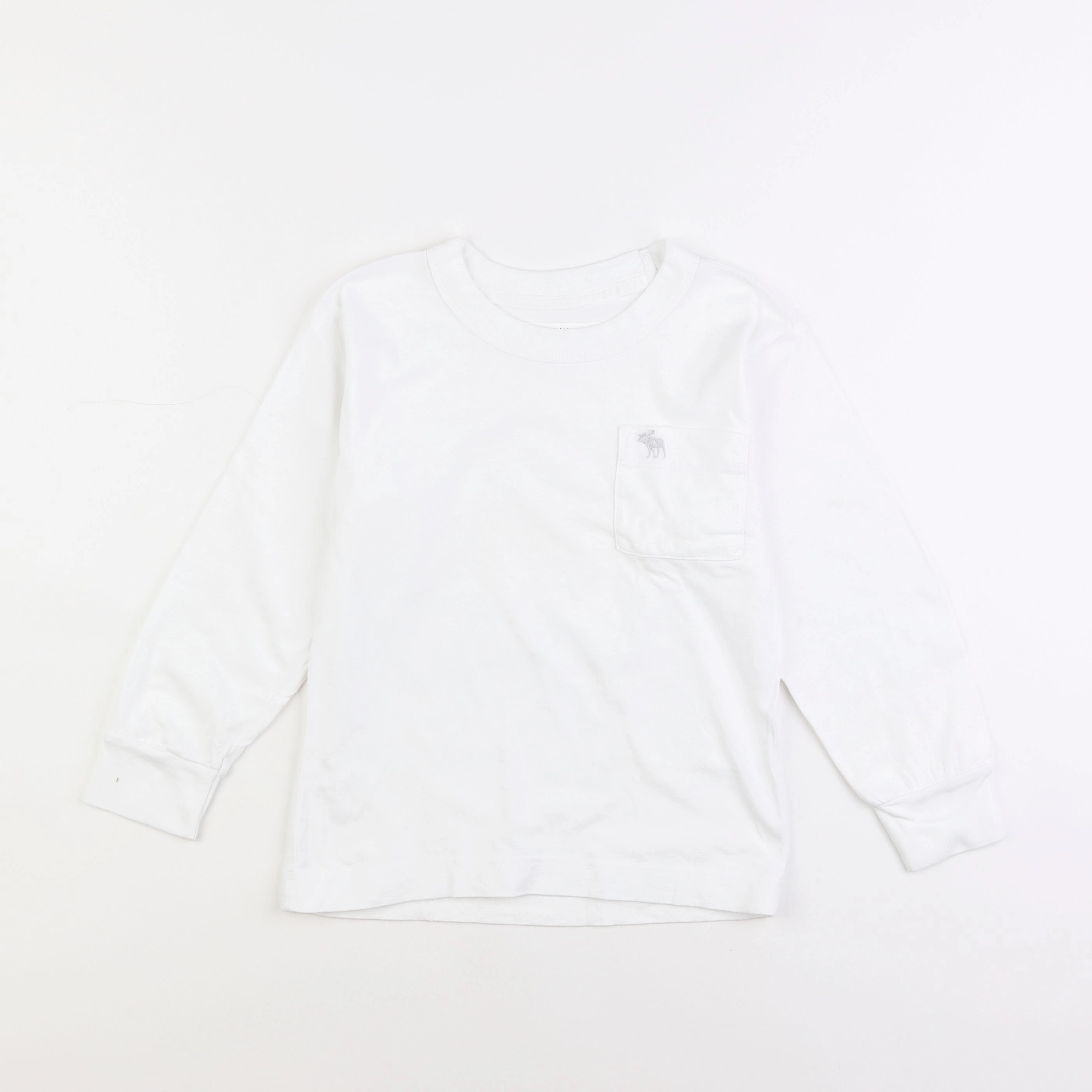 Abercrombie - tee-shirt blanc - 5/6 ans