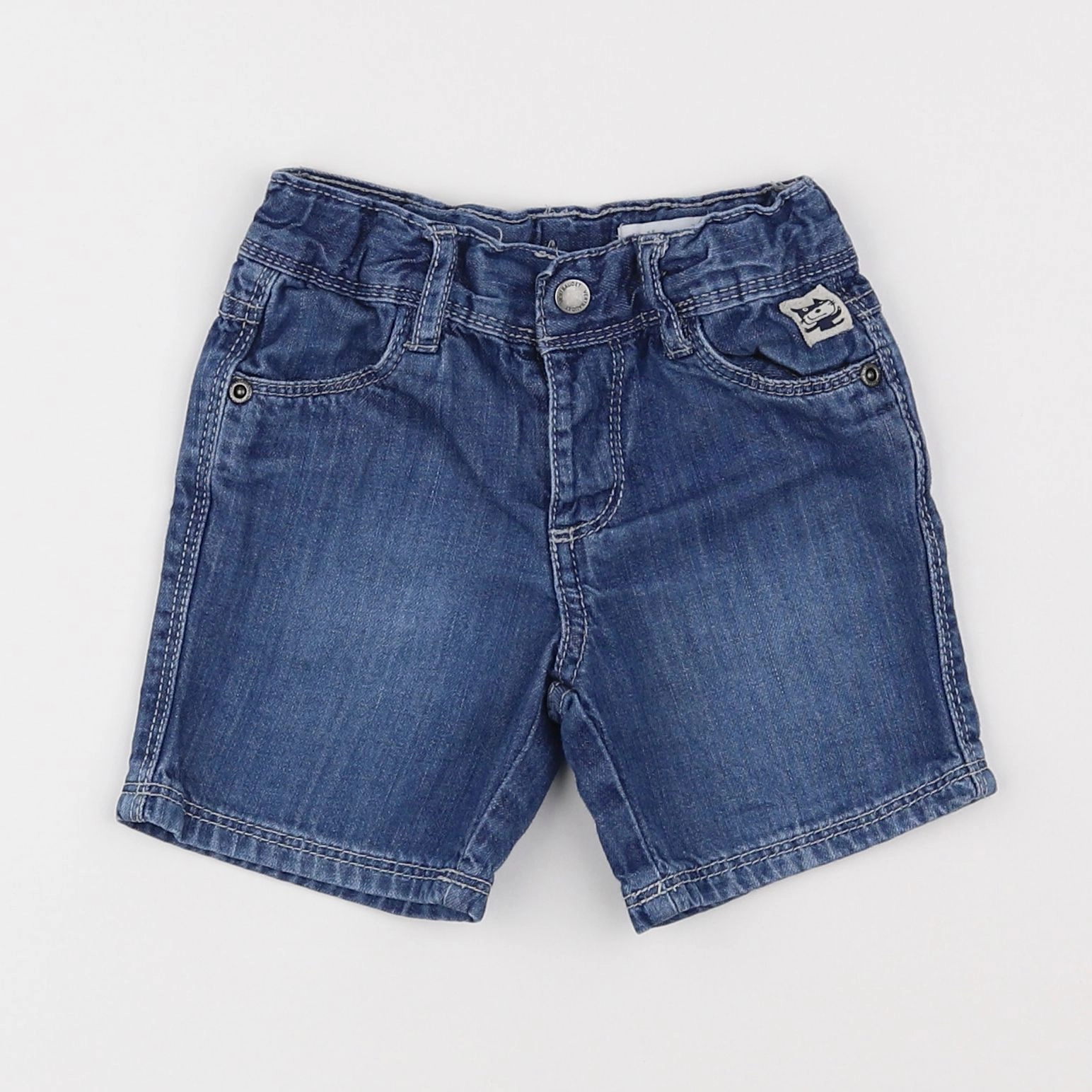 Vertbaudet - short bleu - 18 mois