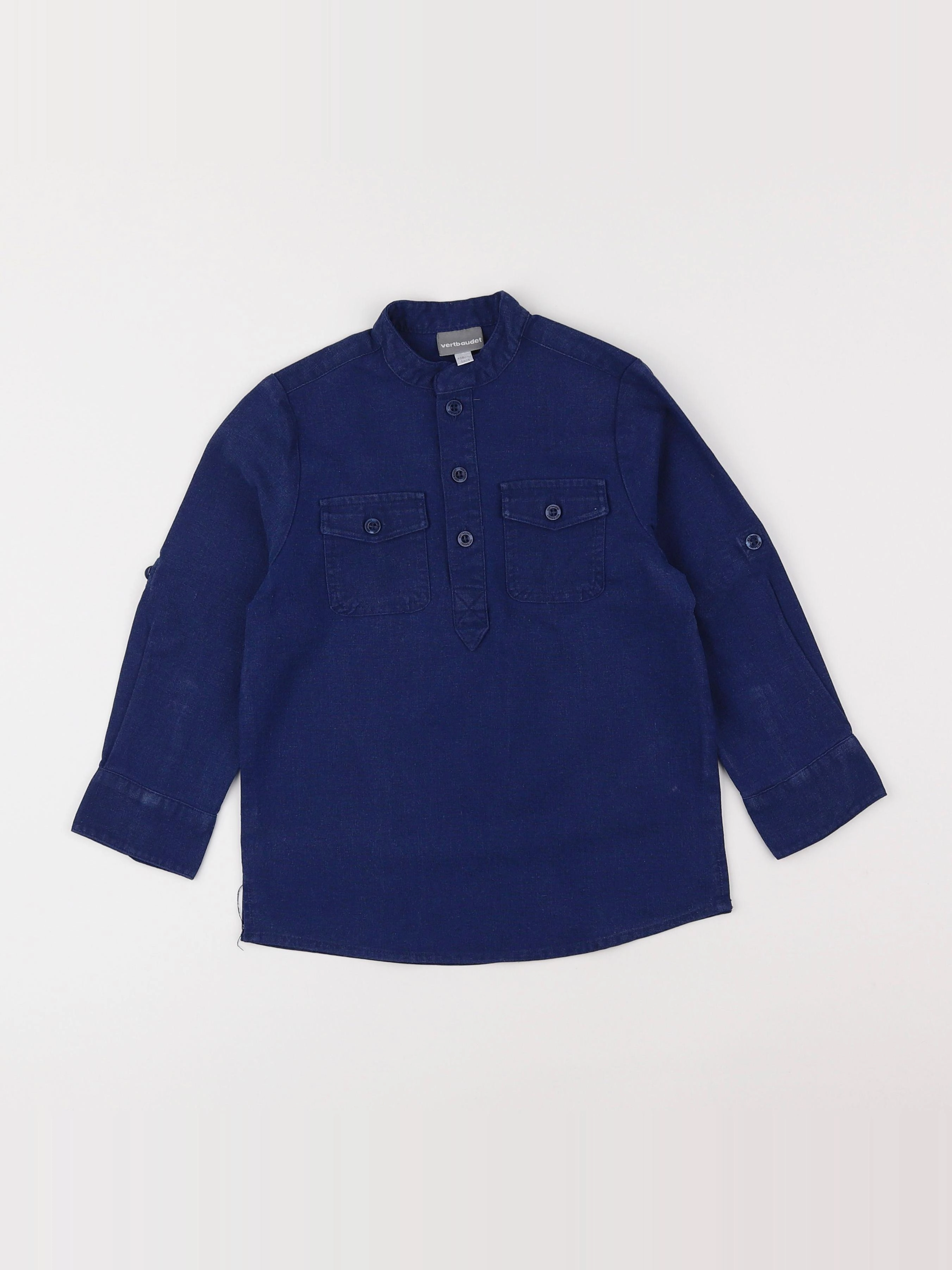 Vertbaudet - chemise bleu - 5 ans