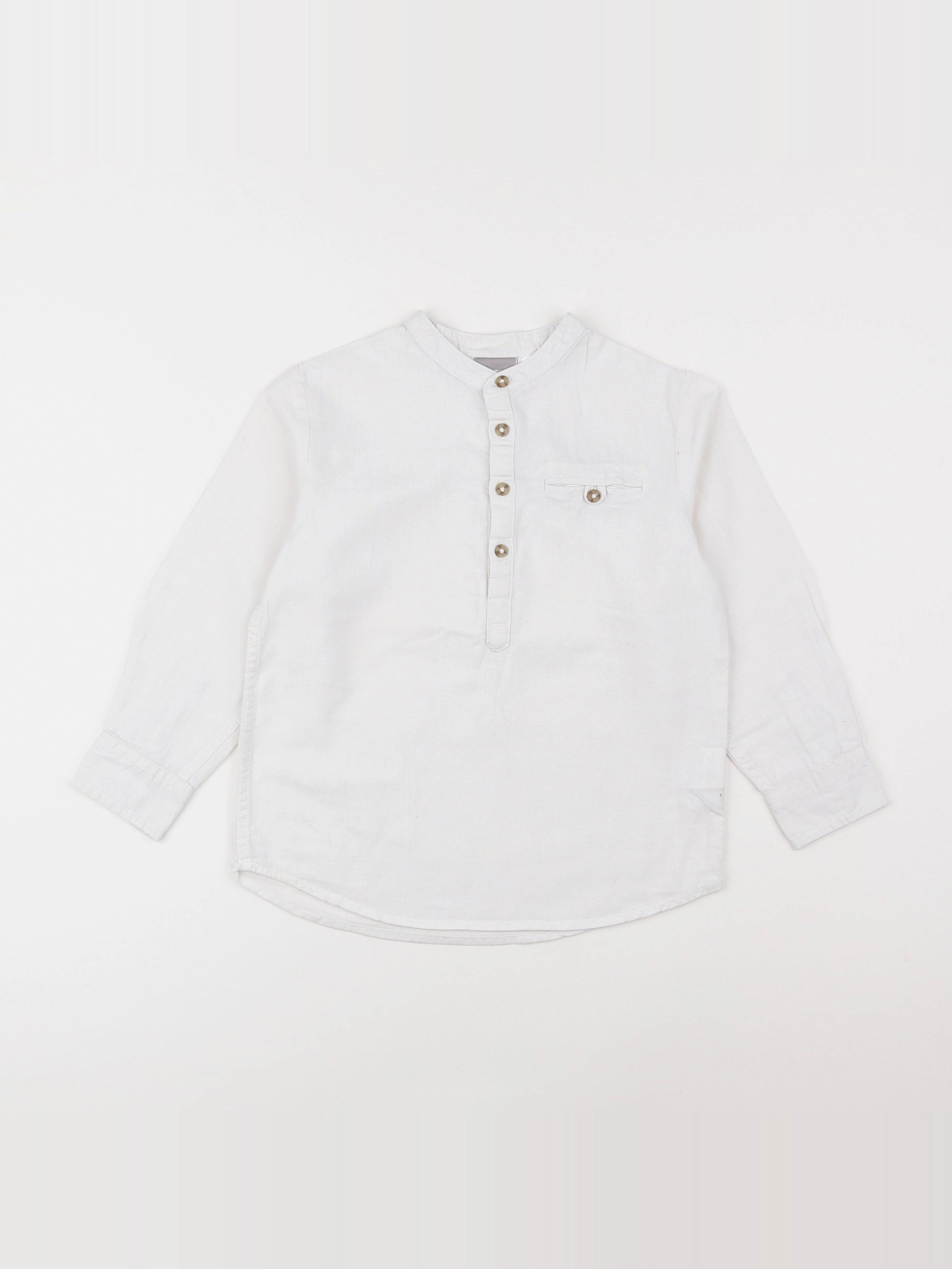 Vertbaudet - chemise blanc - 6 ans