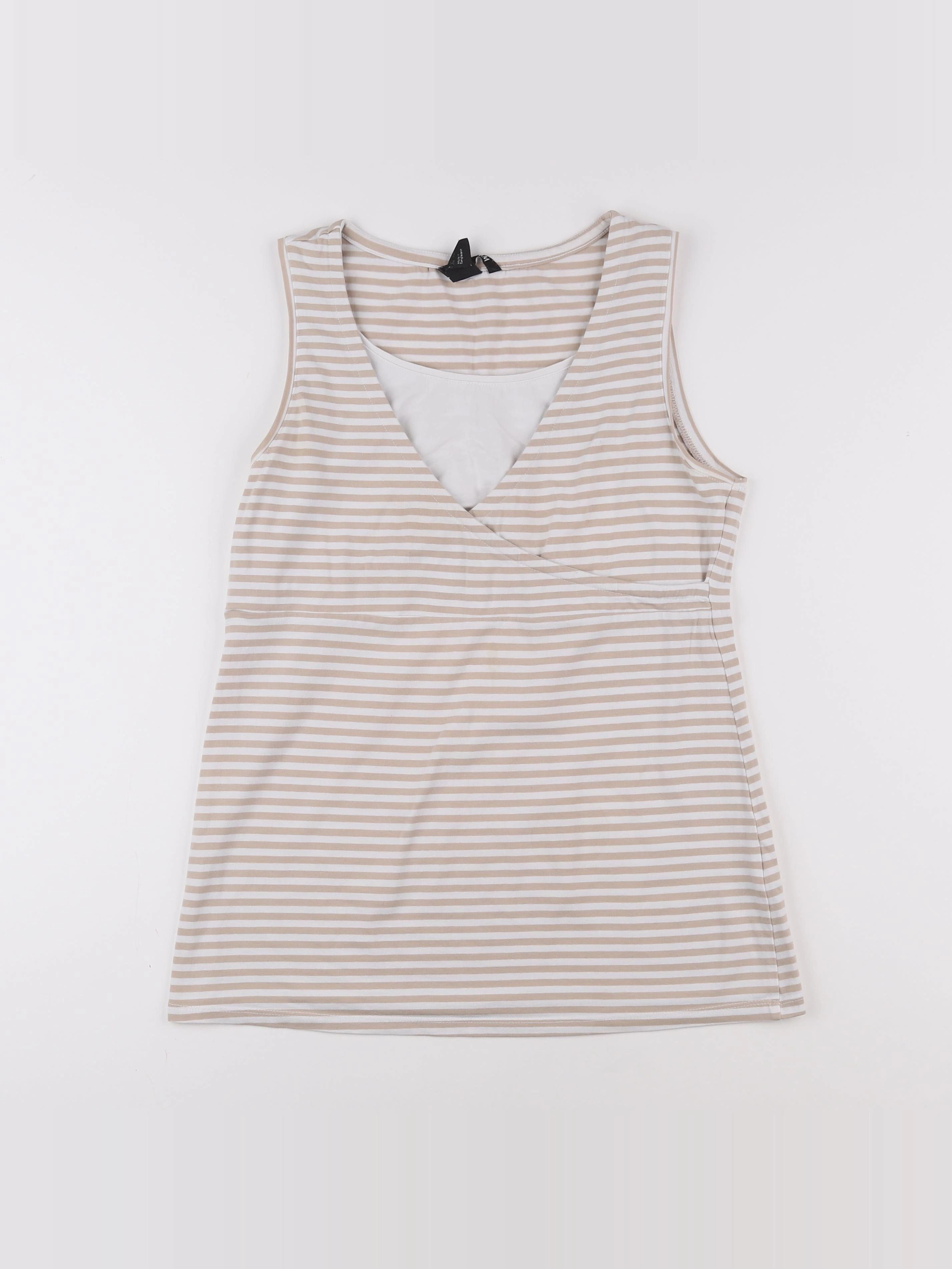 H&M - débardeur grossesse beige - 38