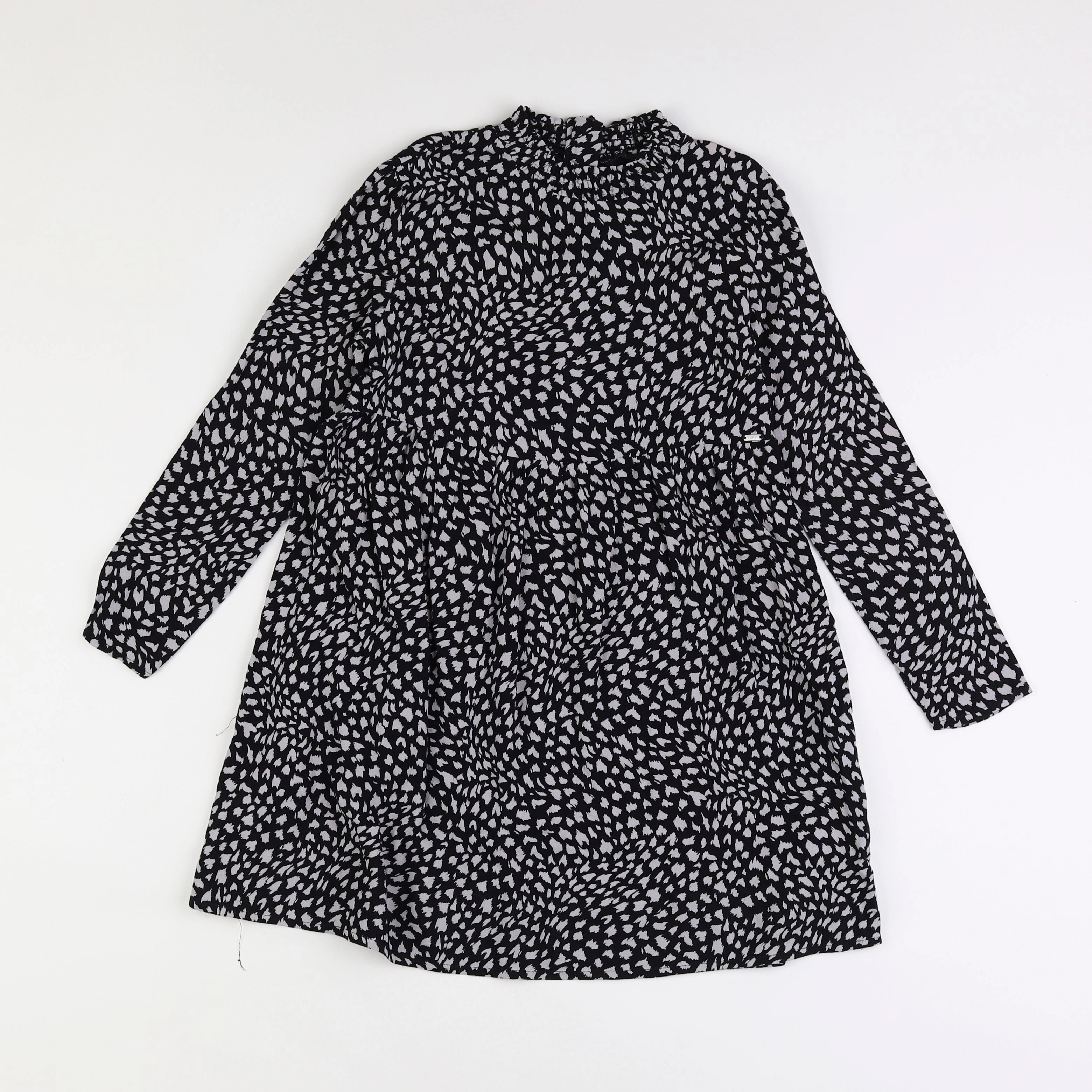 IKKS - robe noir, gris - 8 ans