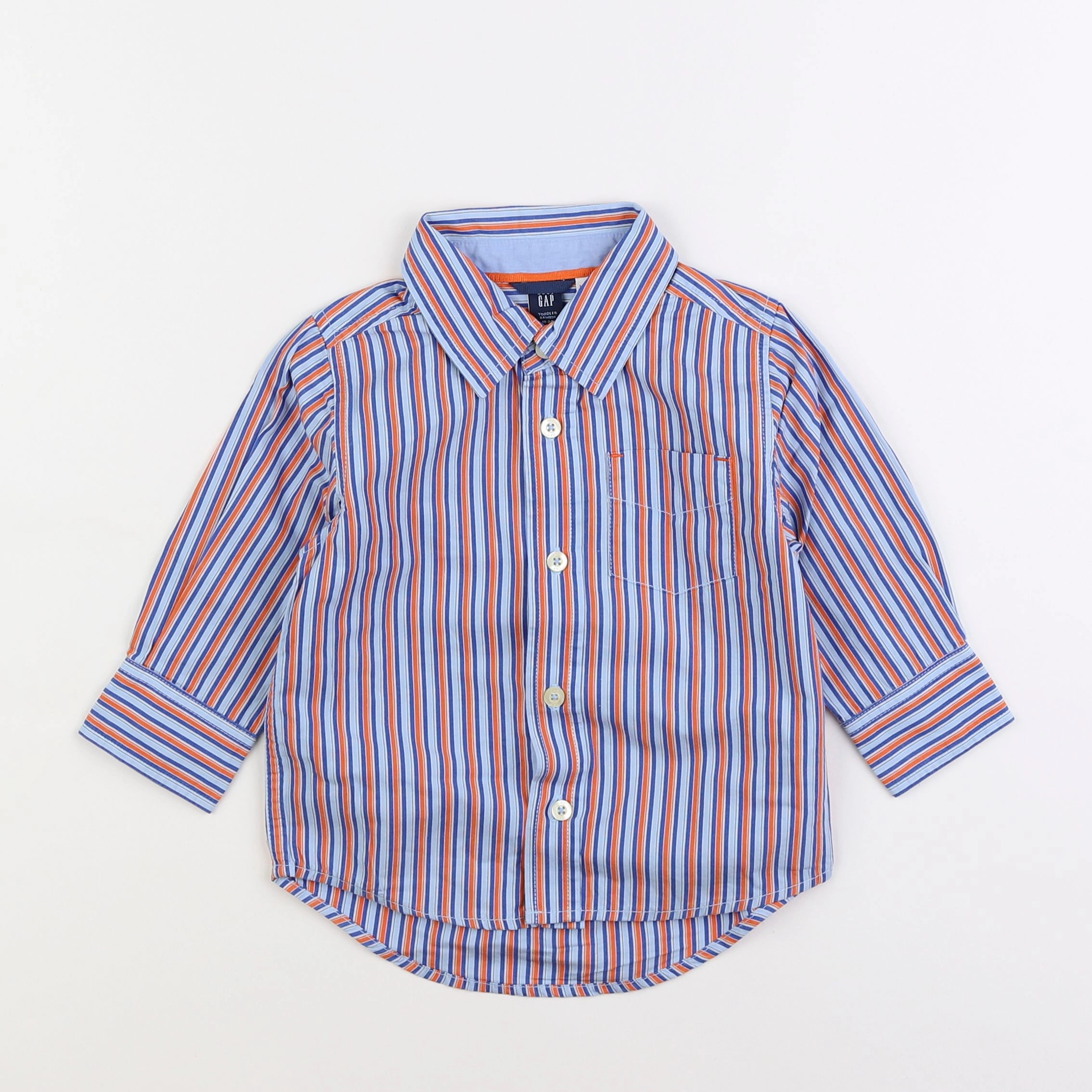 GAP - chemise bleu - 18 mois à 2 ans