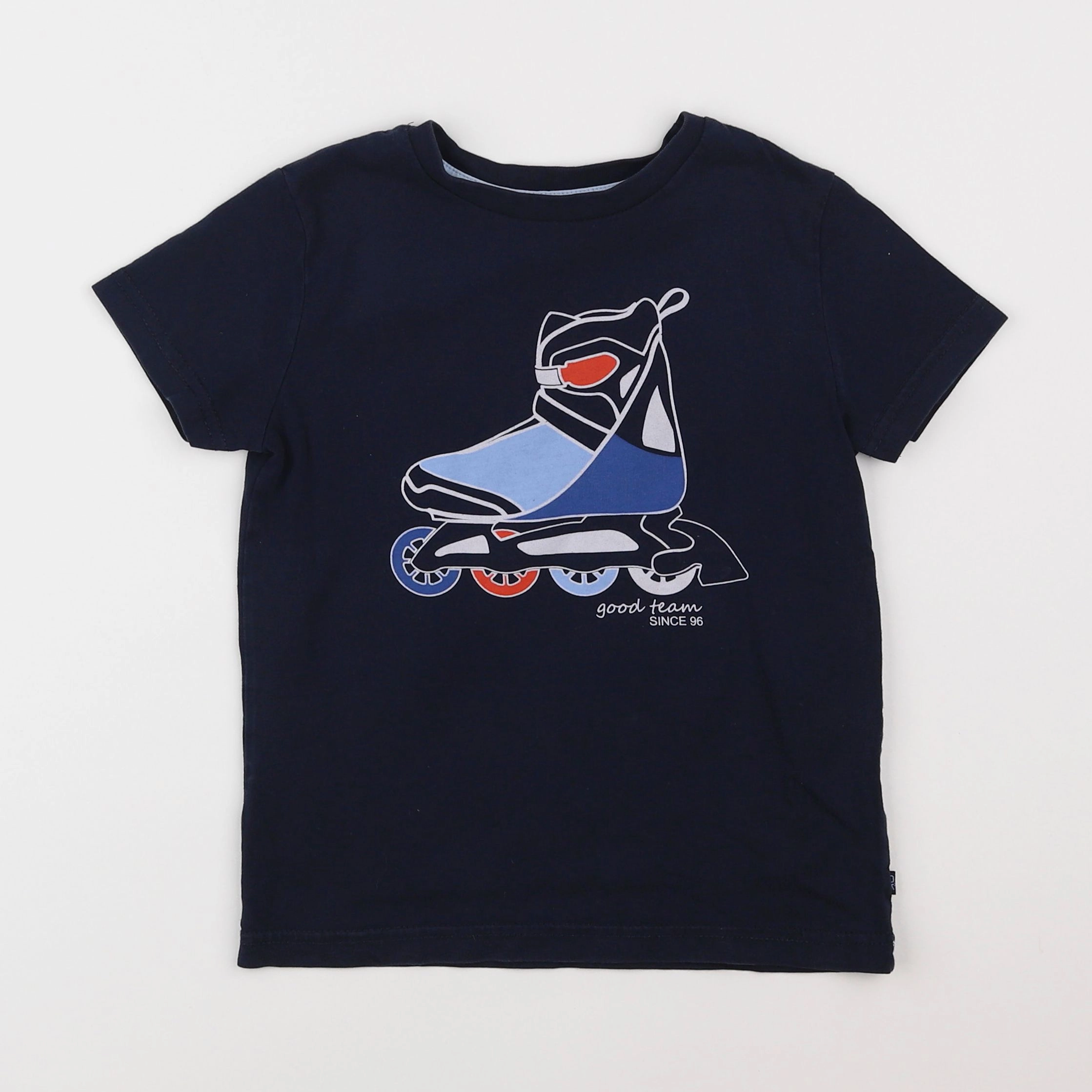 Okaidi - tee-shirt bleu - 6 ans