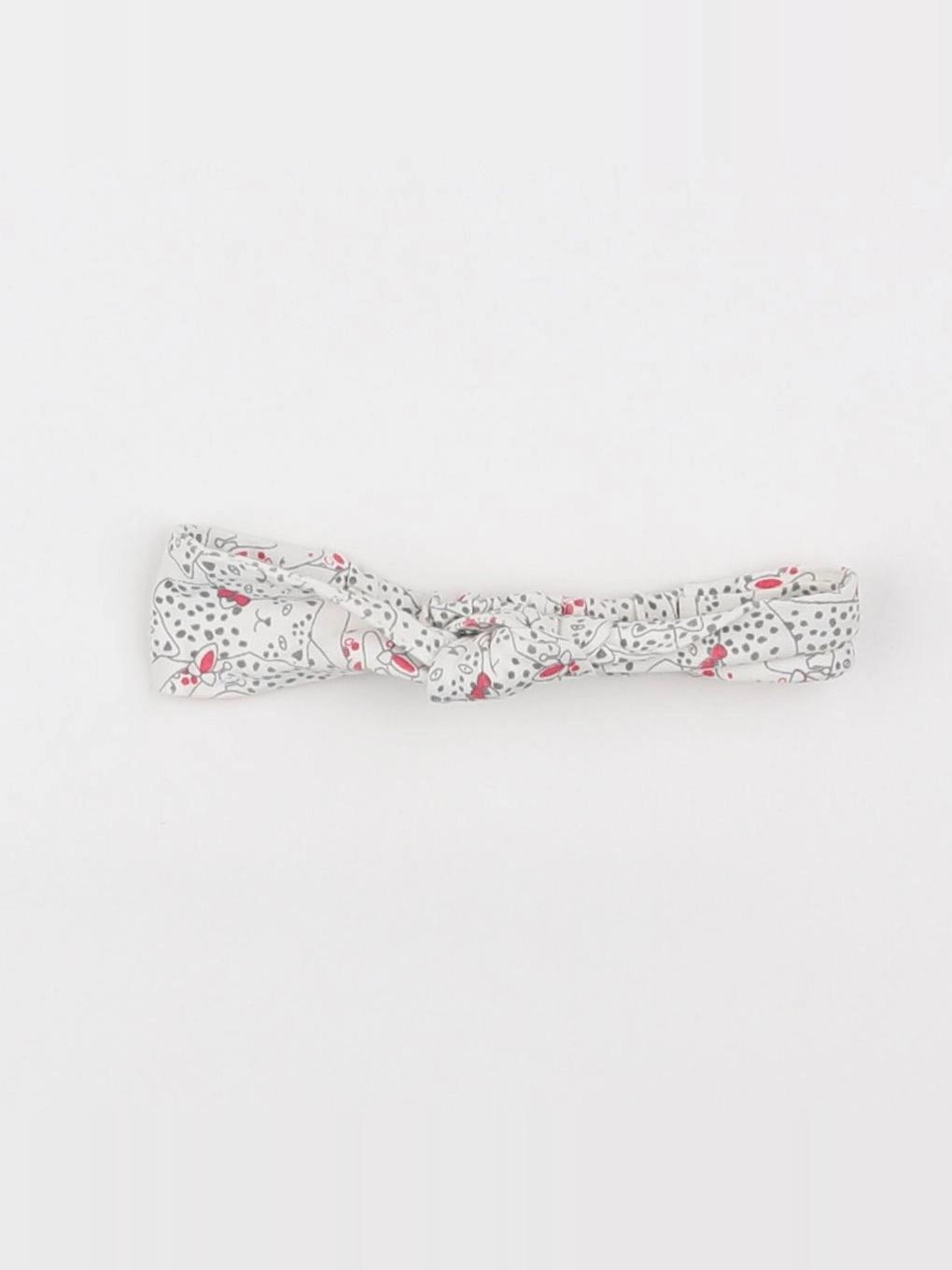 Vertbaudet - bandeau blanc, rose - 2 ans