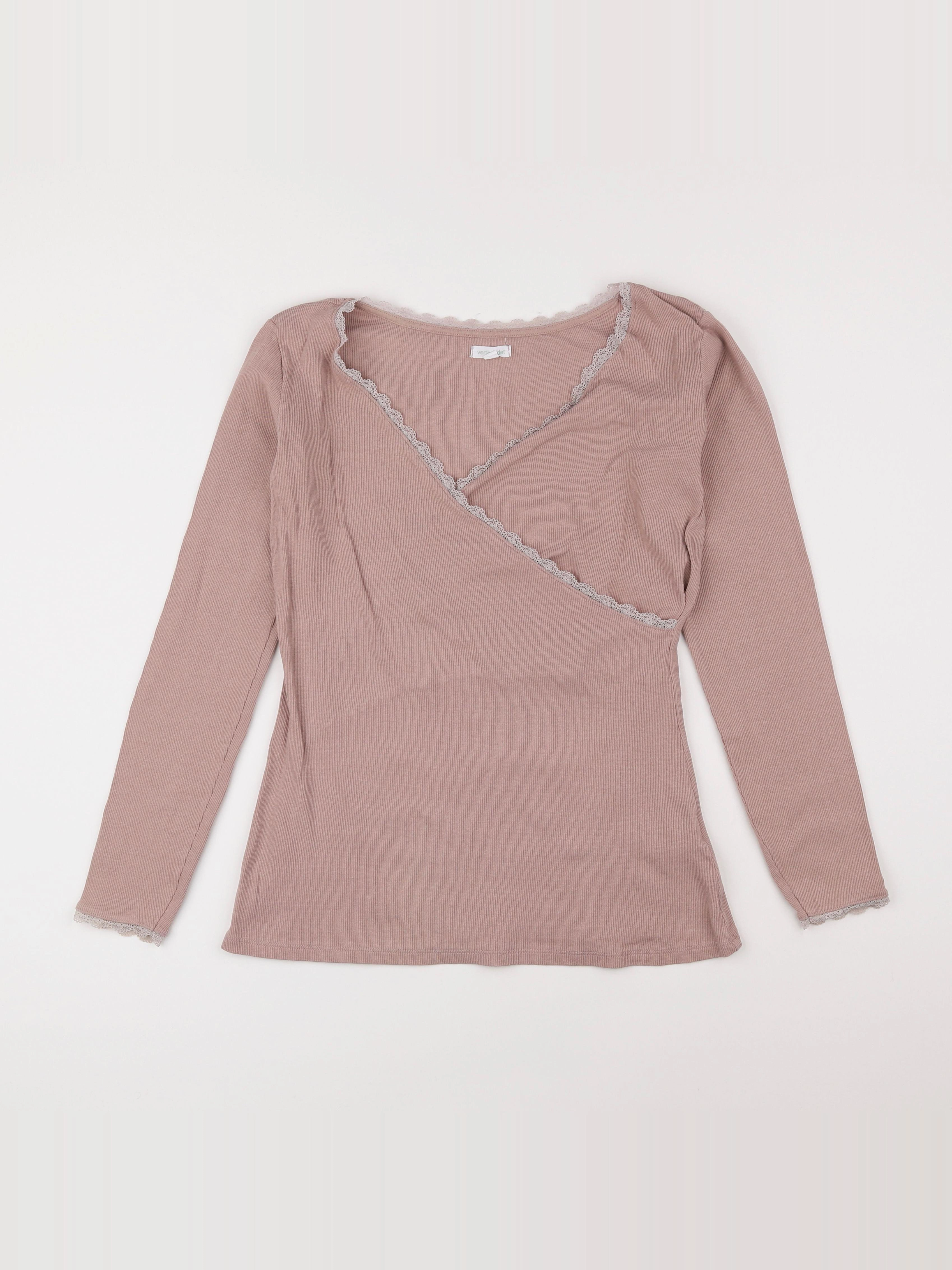 Vertbaudet - tee-shirt grossesse rose - 34 à 36