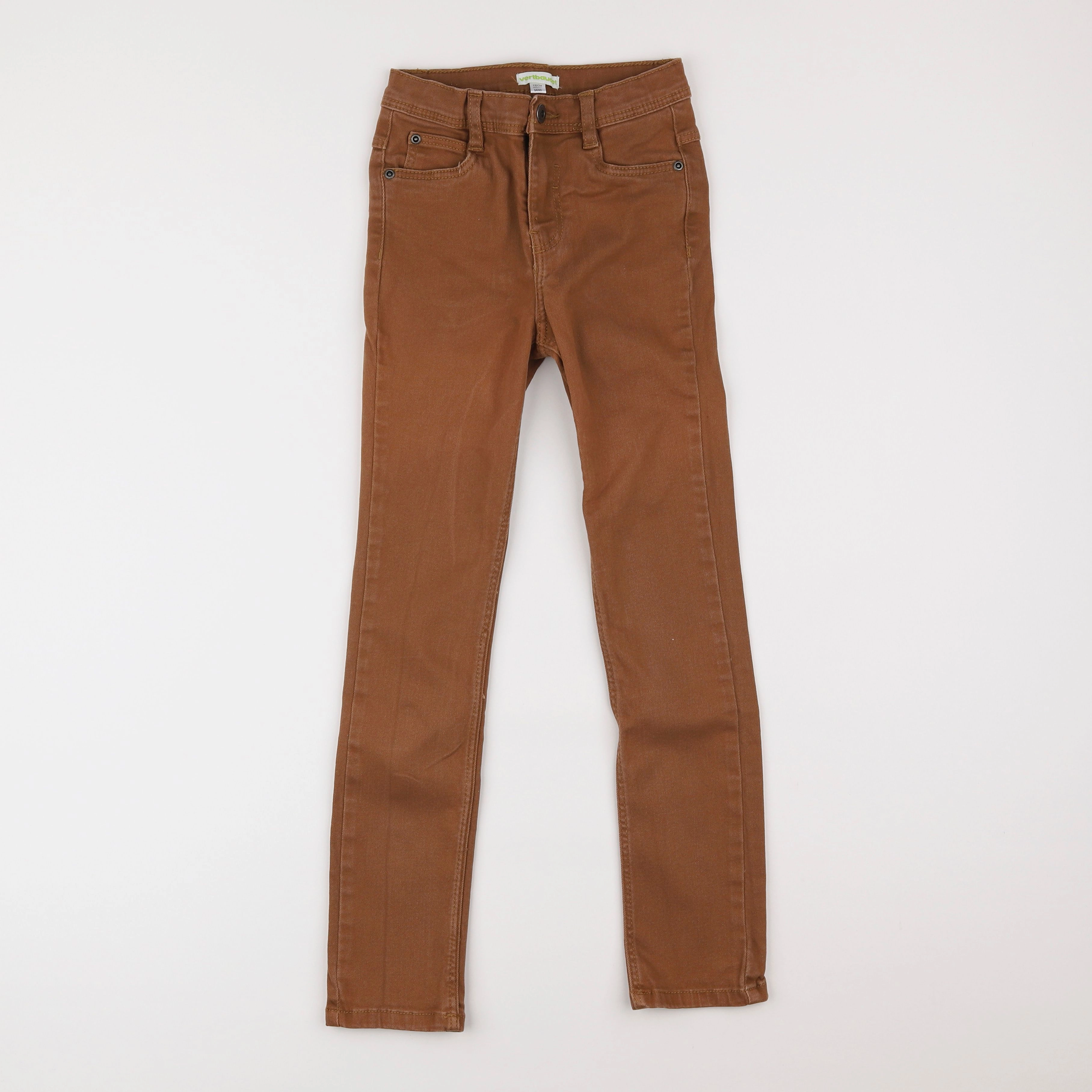 Vertbaudet - pantalon marron - 9 ans