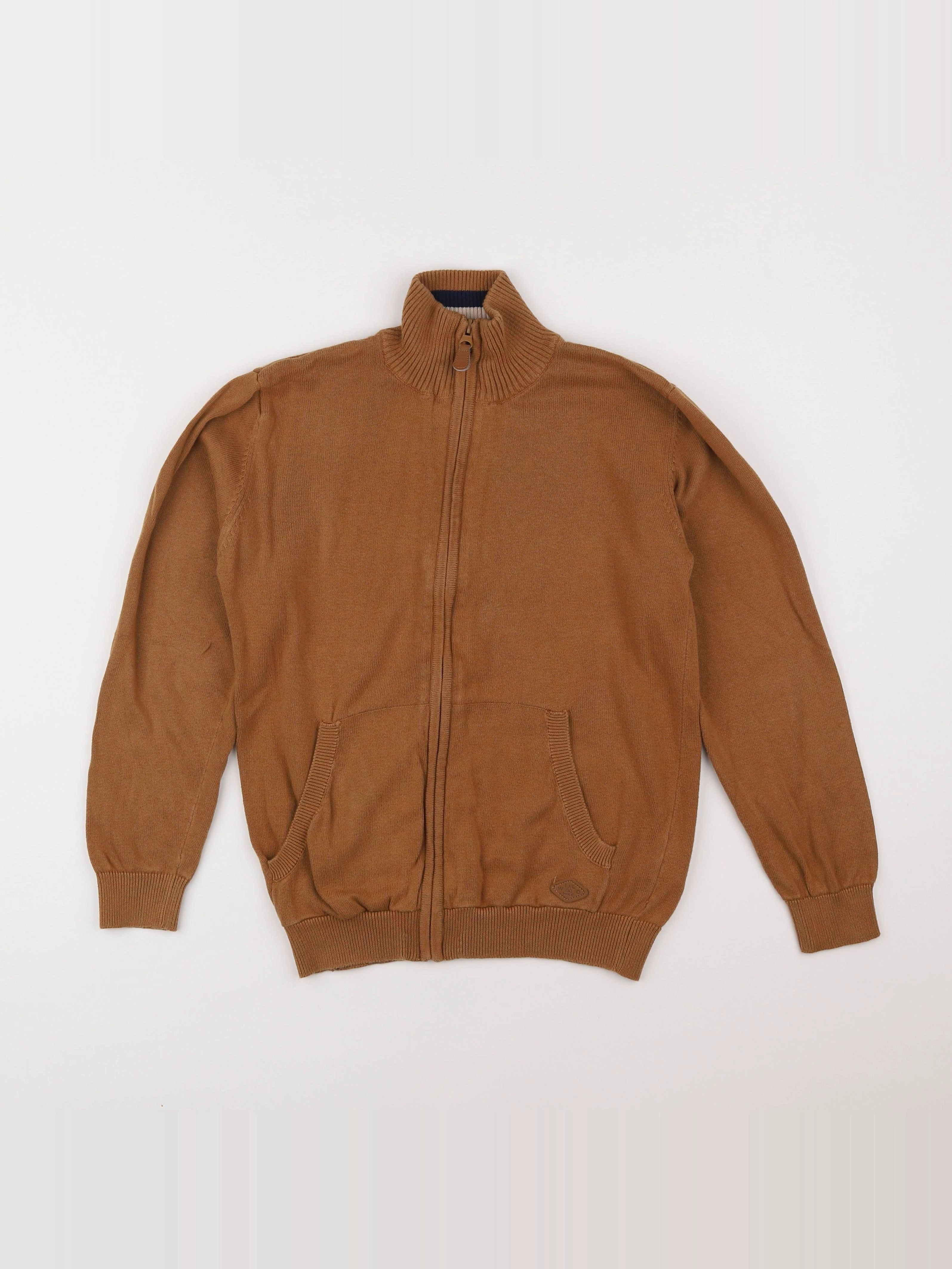 Vertbaudet - gilet marron - 12 ans