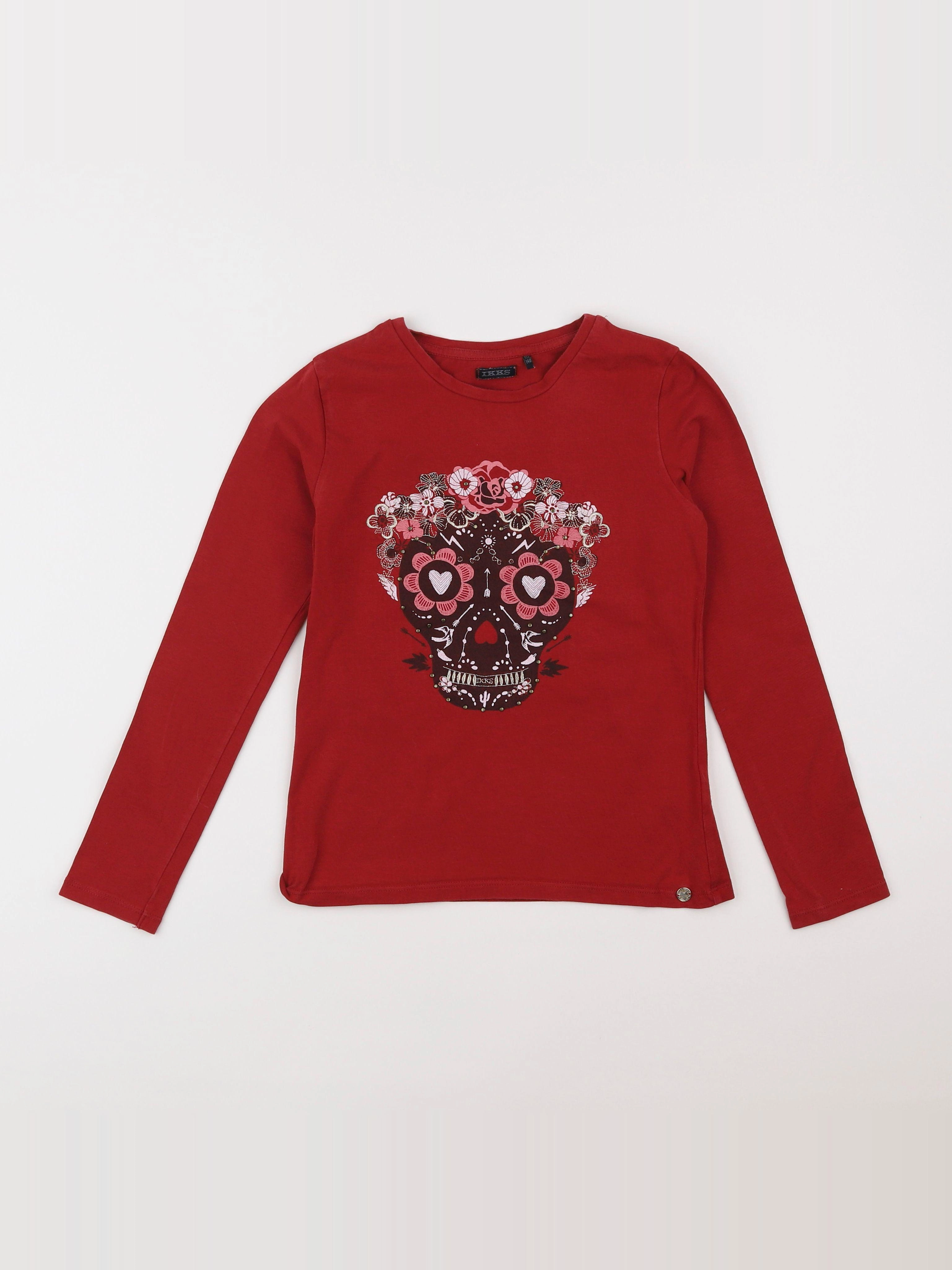 IKKS - tee-shirt rouge - 10 ans