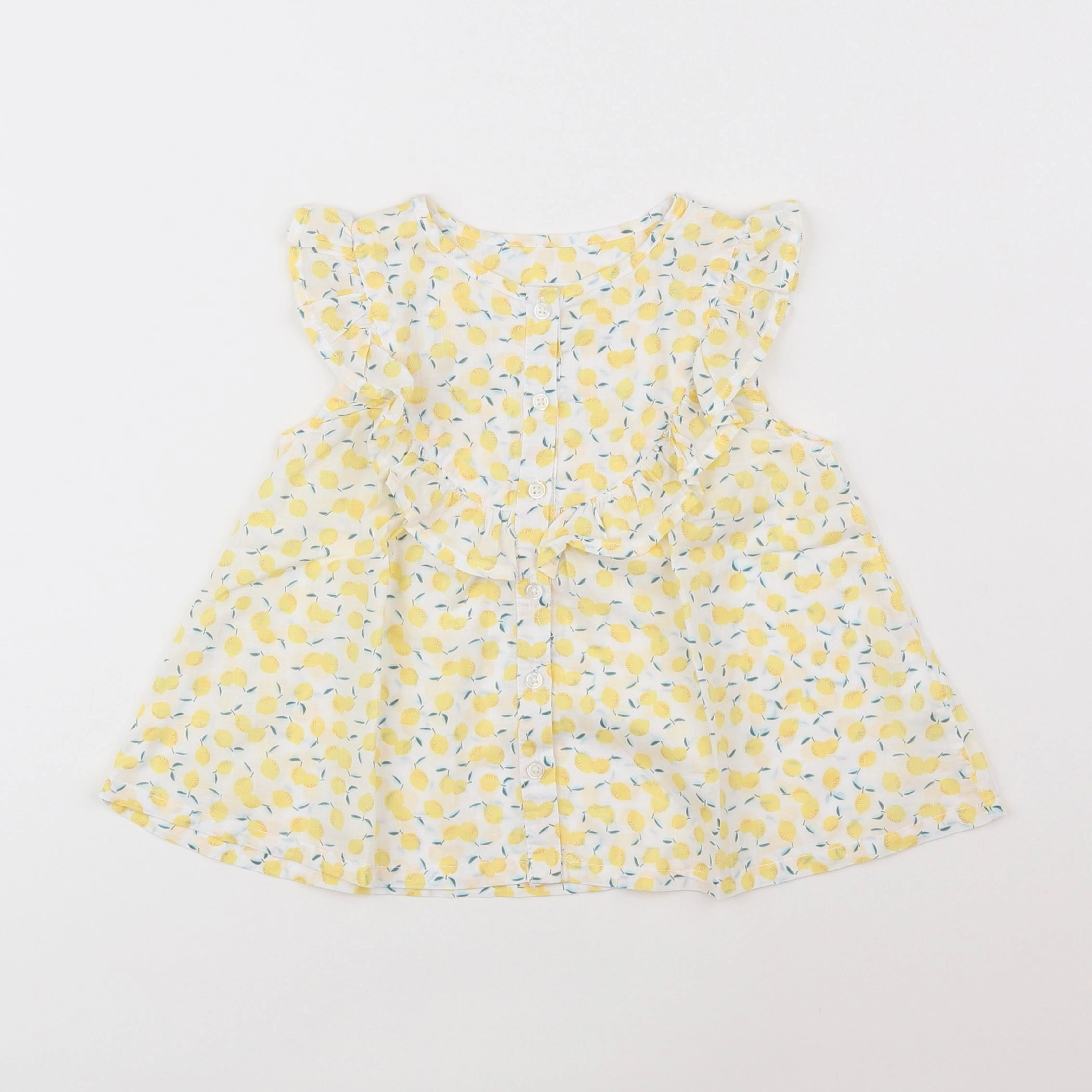 Boutchou - blouse jaune - 2 ans