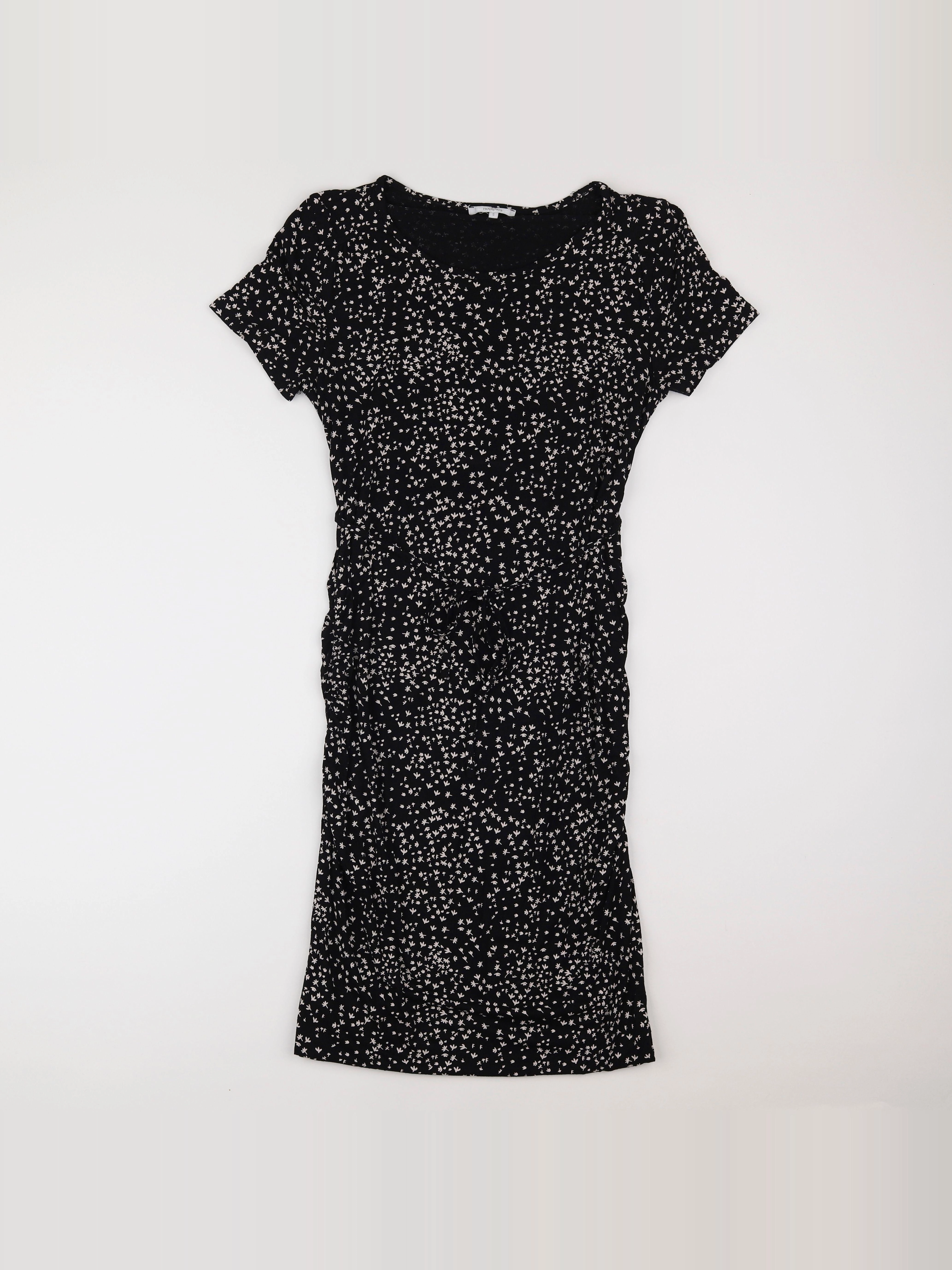 noppies maternité - robe grossesse noir, blanc - 36 à 38