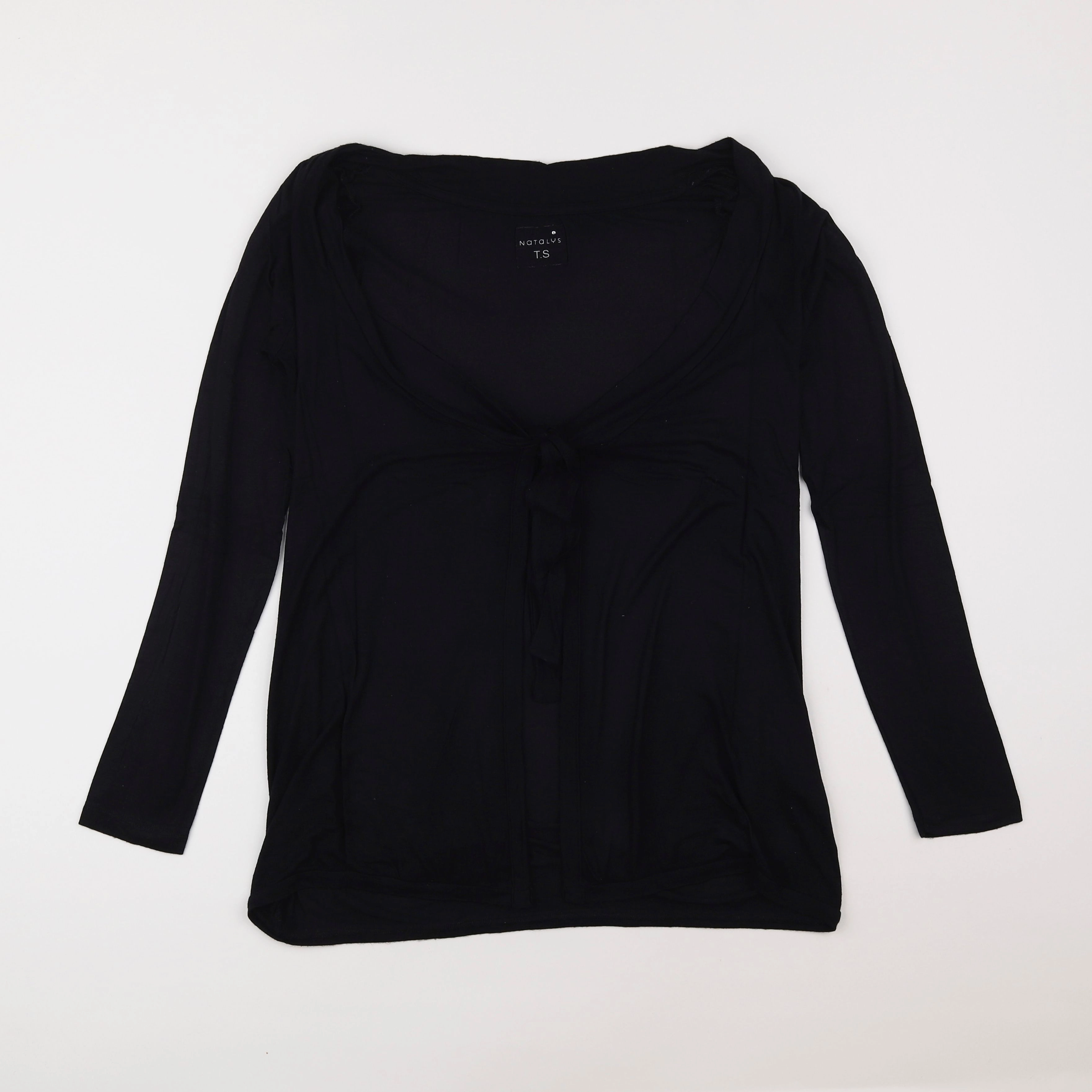 Natalys maternité - blouse grossesse noir - 36 à 38