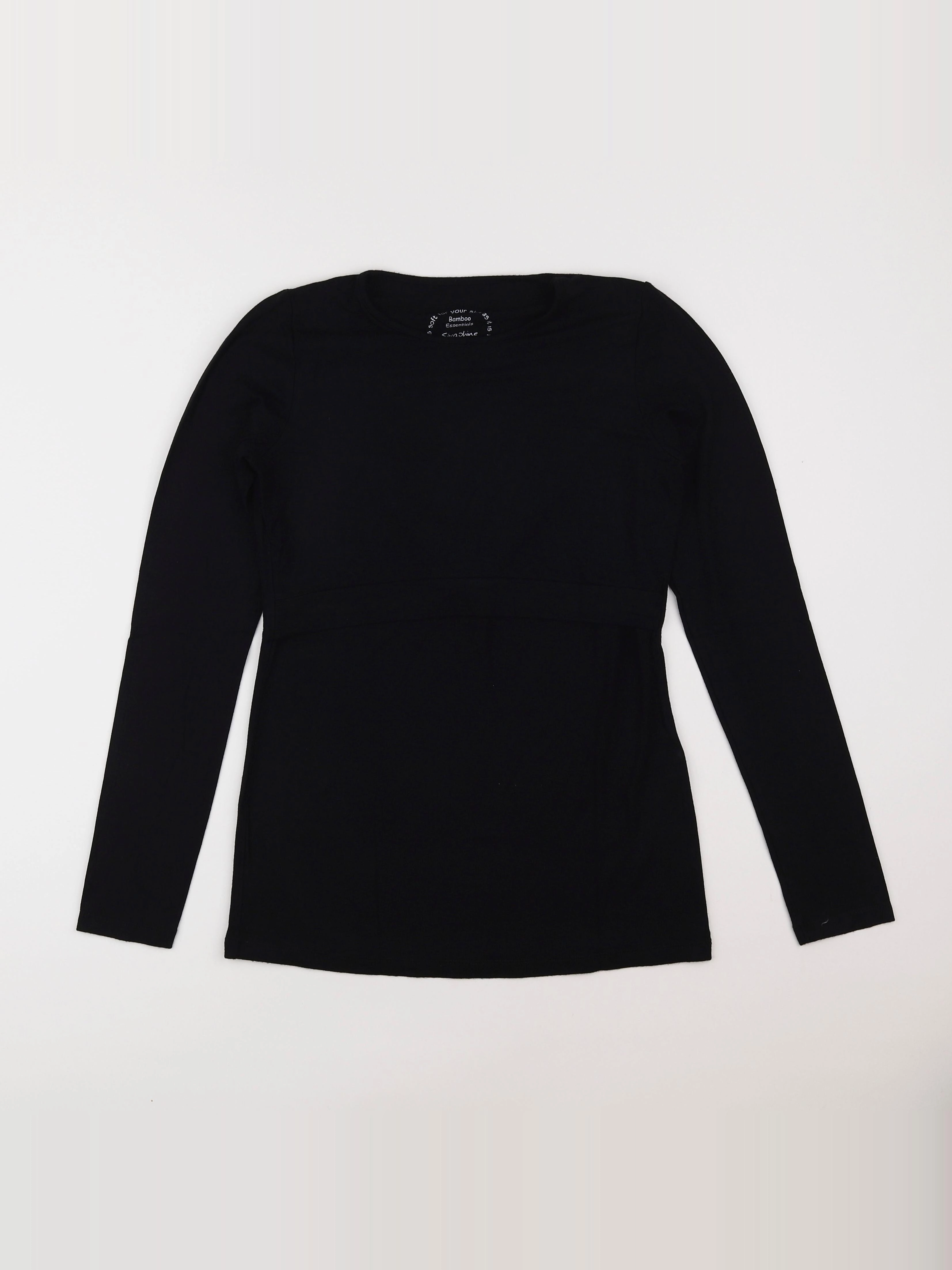 Seraphine - tee-shirt grossesse, allaitement noir - 34 à 36