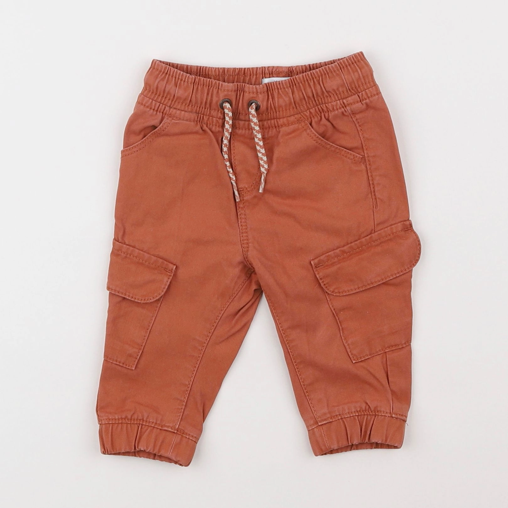 Vertbaudet - pantalon orange - 3 mois