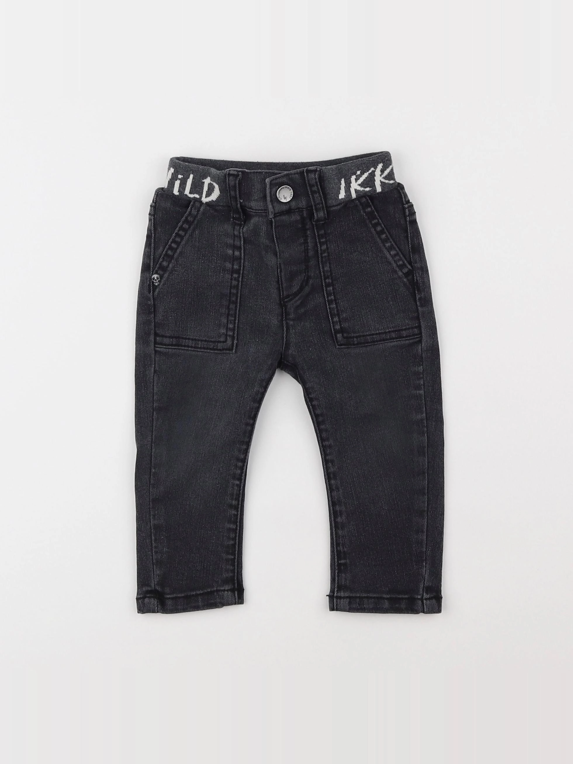 IKKS - jean gris - 12 mois