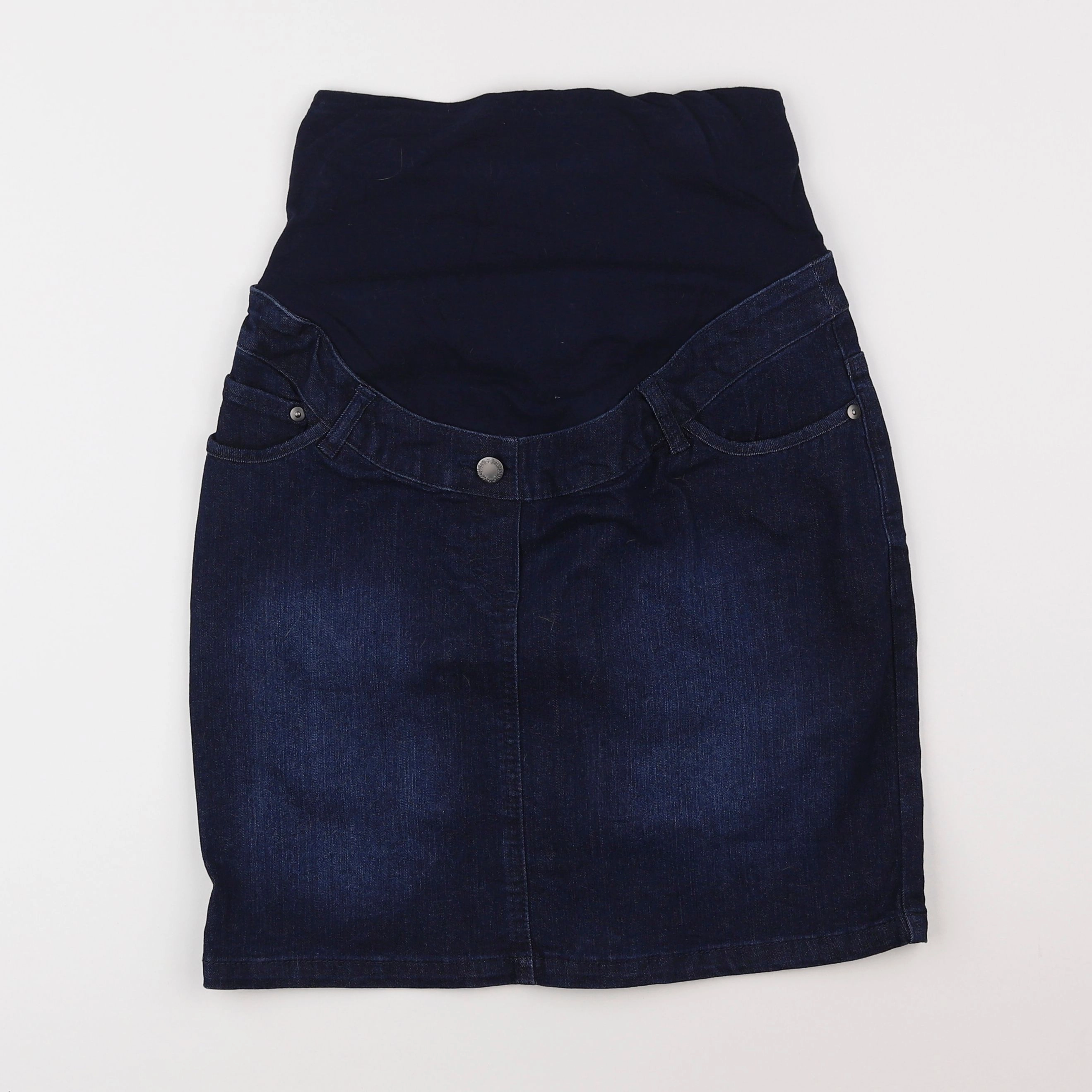 Vertbaudet - jupe grossesse bleu - 34