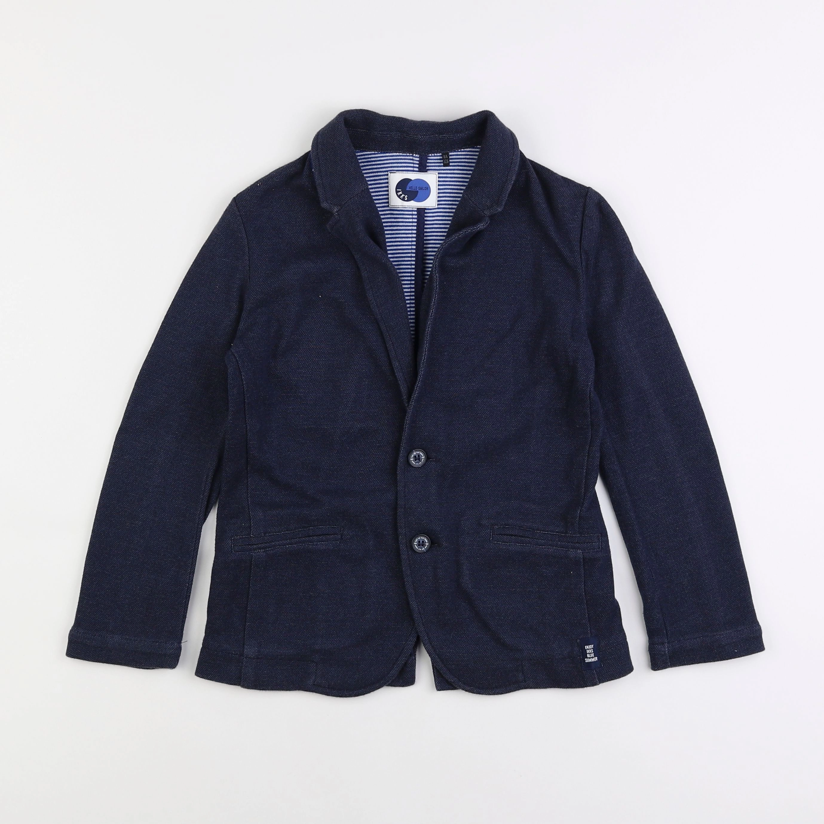 IKKS - veste bleu - 8 ans