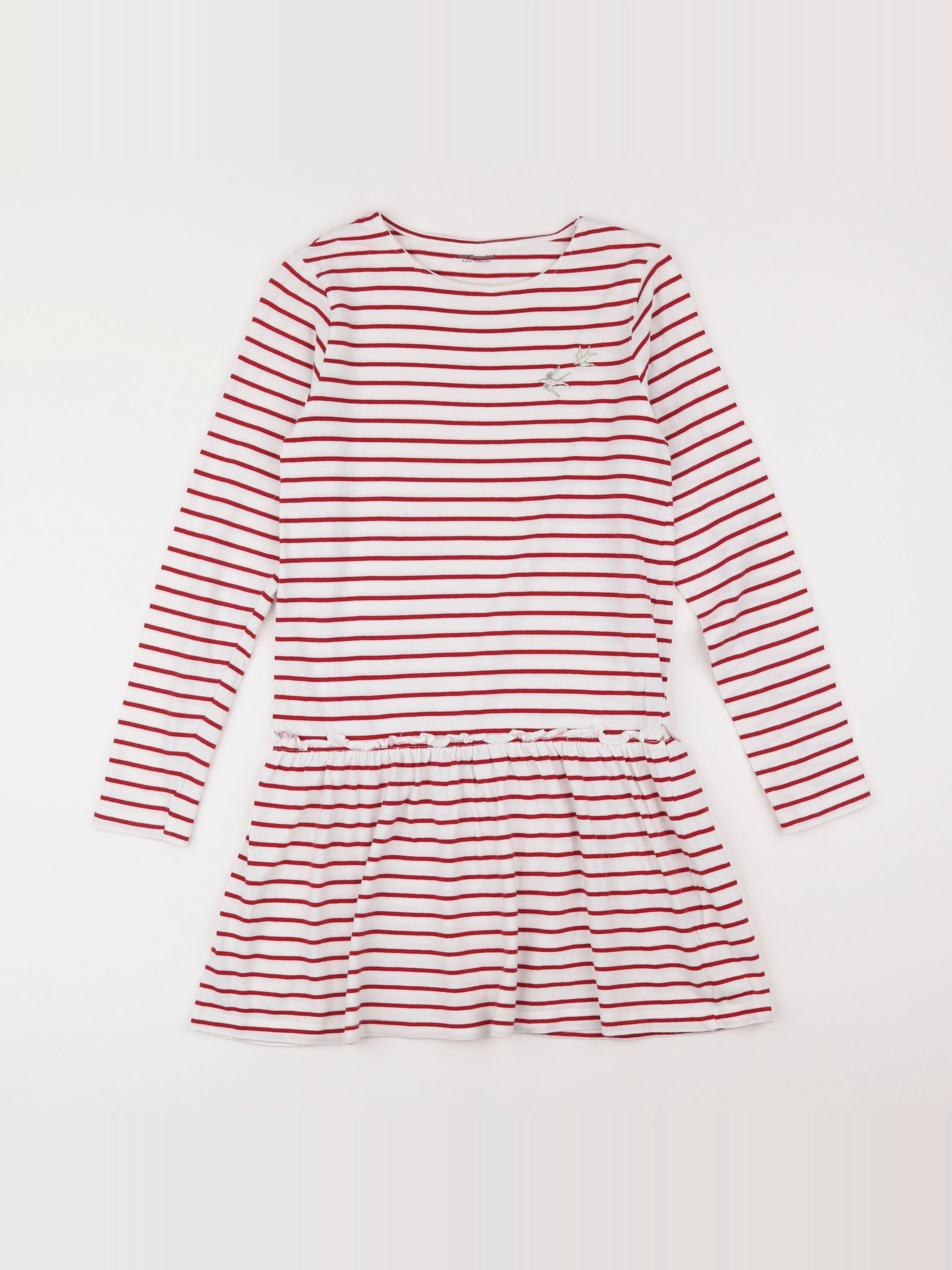 Vertbaudet - robe blanc - 9 ans