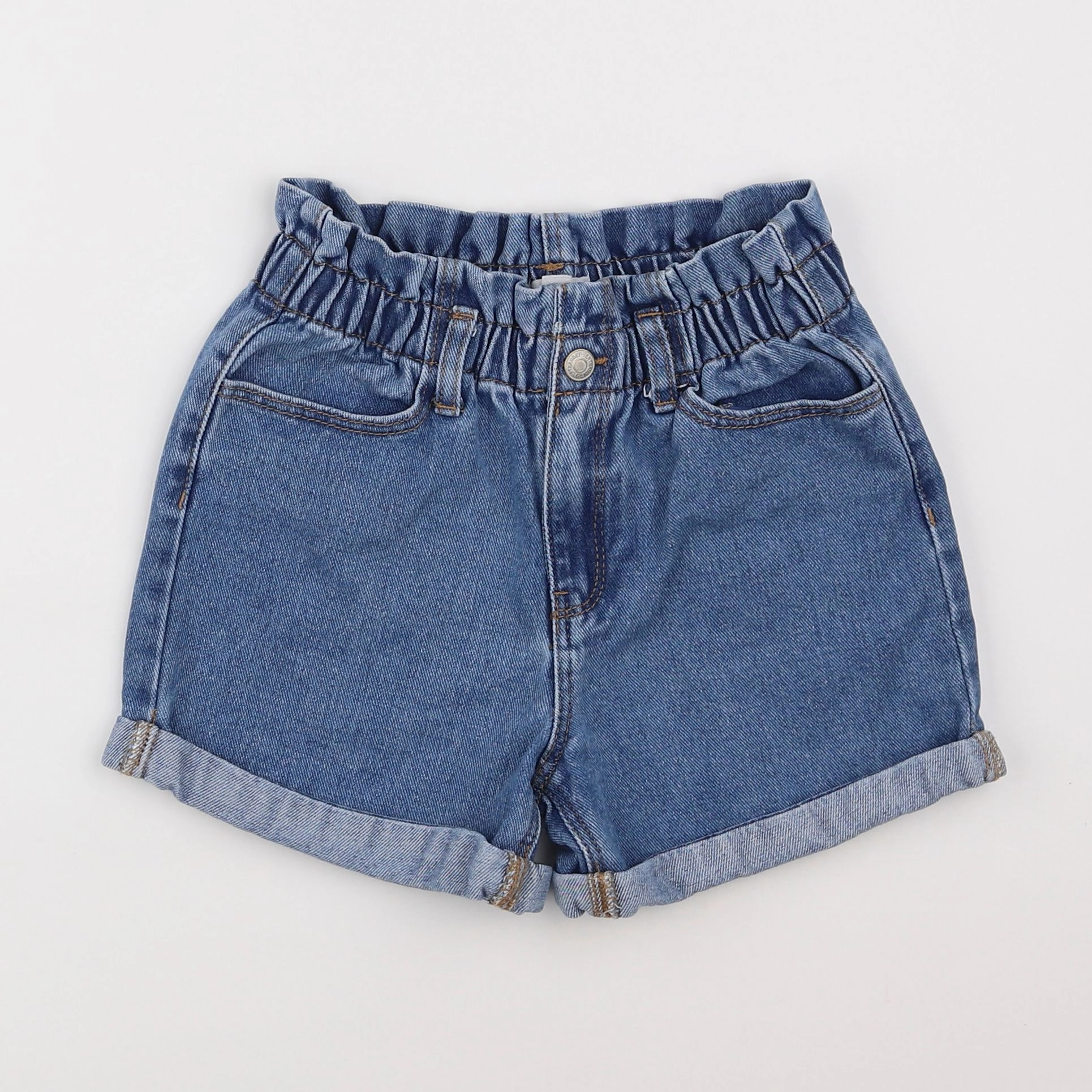 Vertbaudet - short bleu - 7 ans