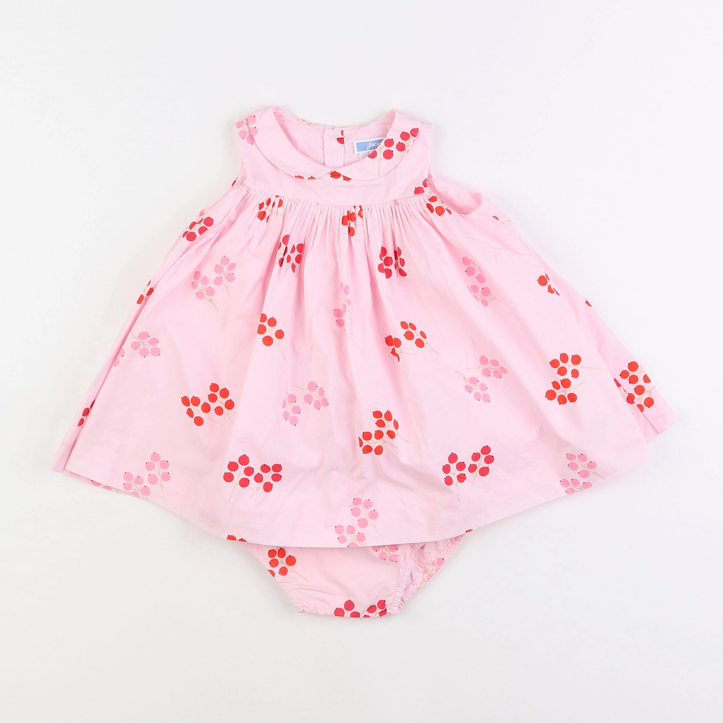 Jacadi - robe rose - 12 mois