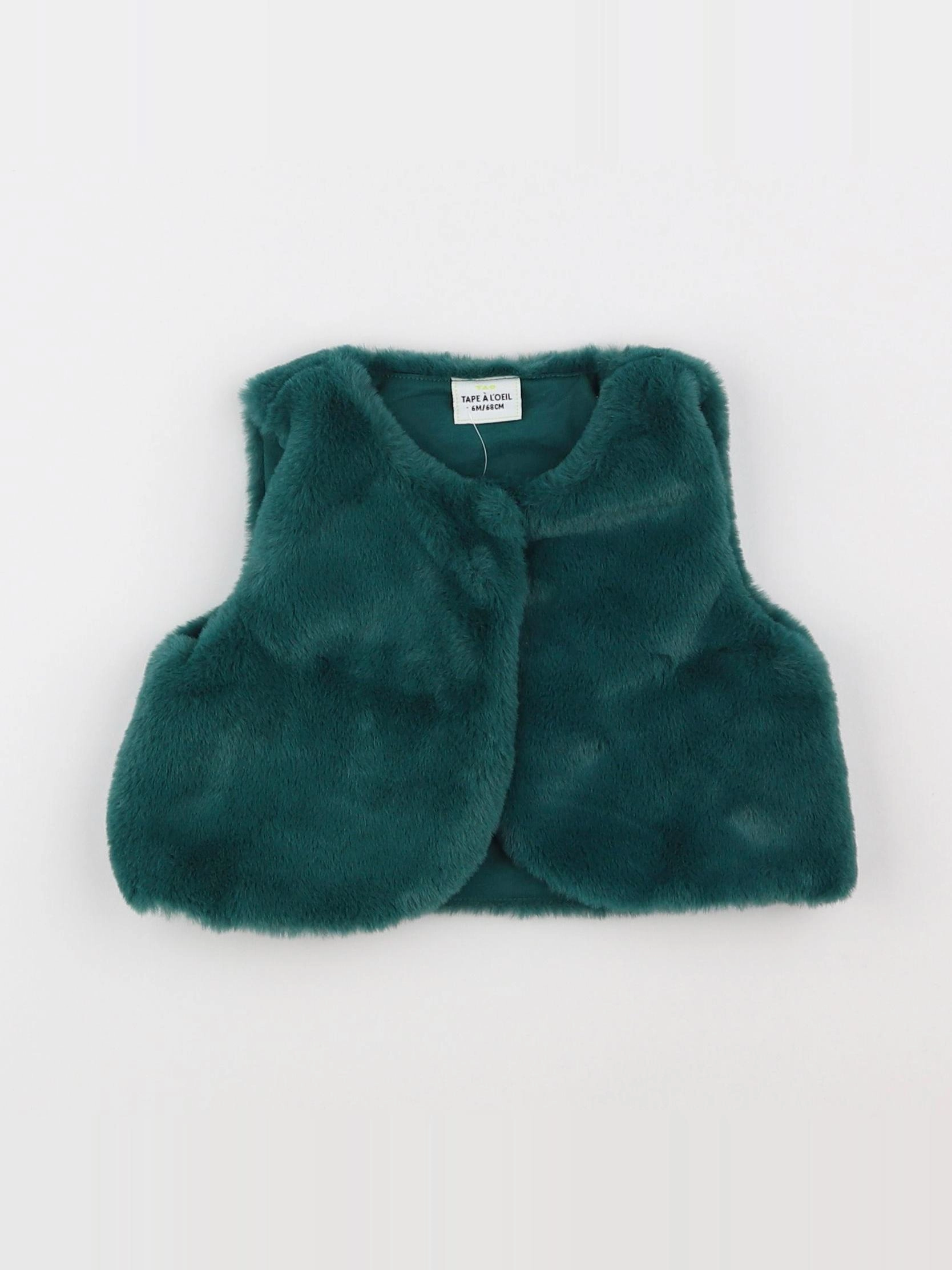 Tape à l'oeil - gilet vert - 6 mois