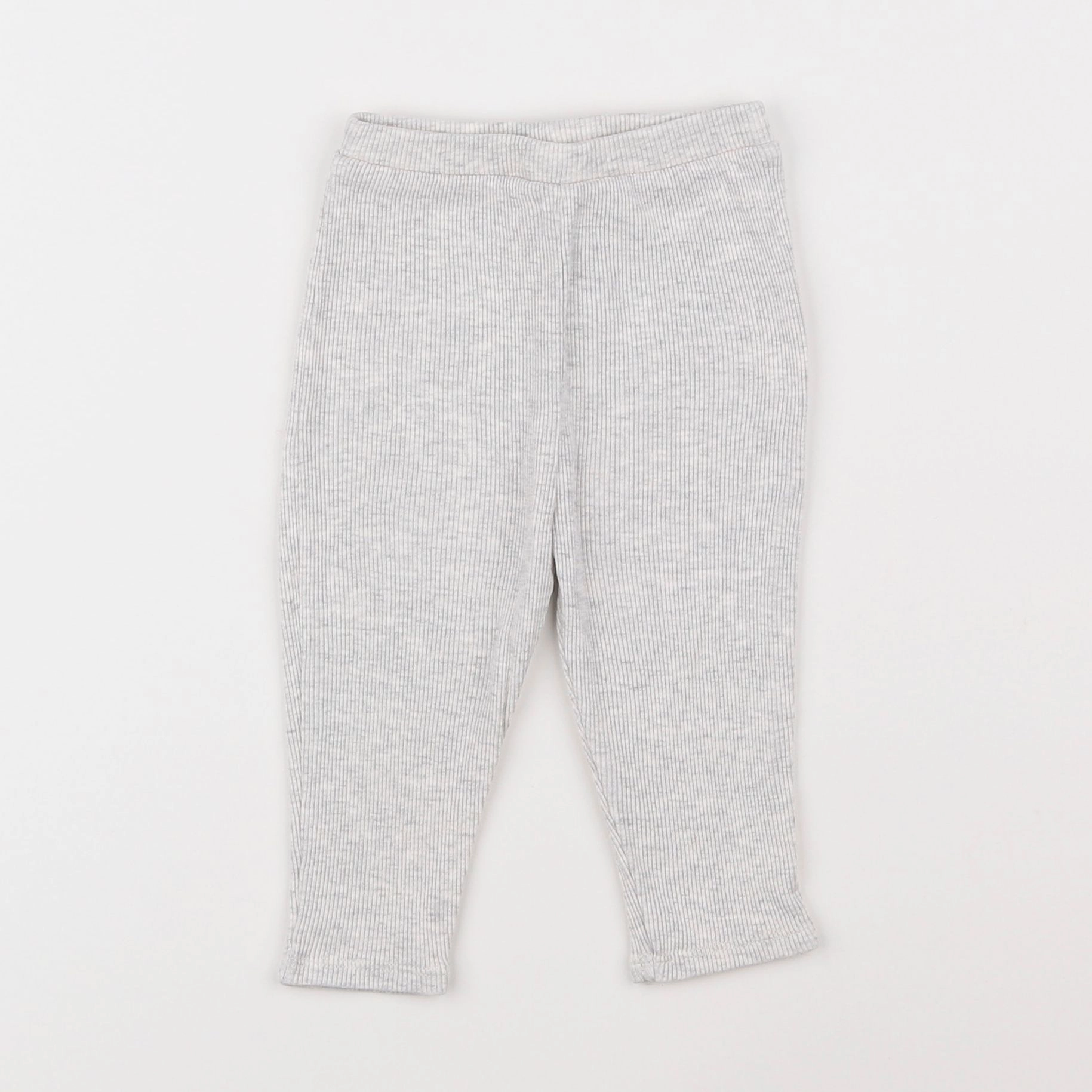 Vertbaudet - legging gris - 9 mois