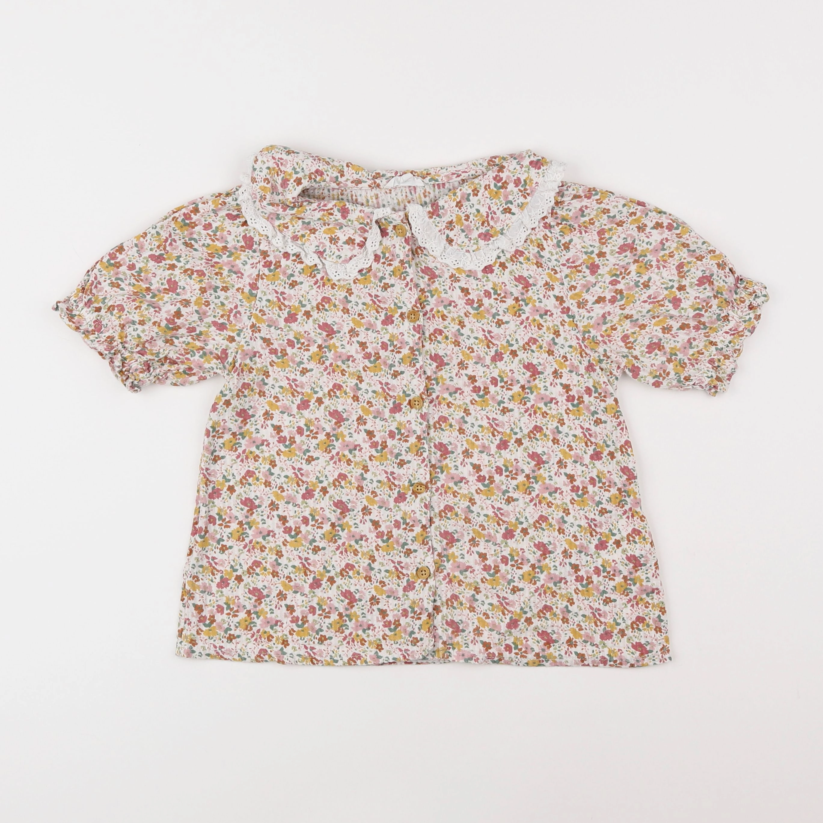 Vertbaudet - blouse multicolore - 7 ans