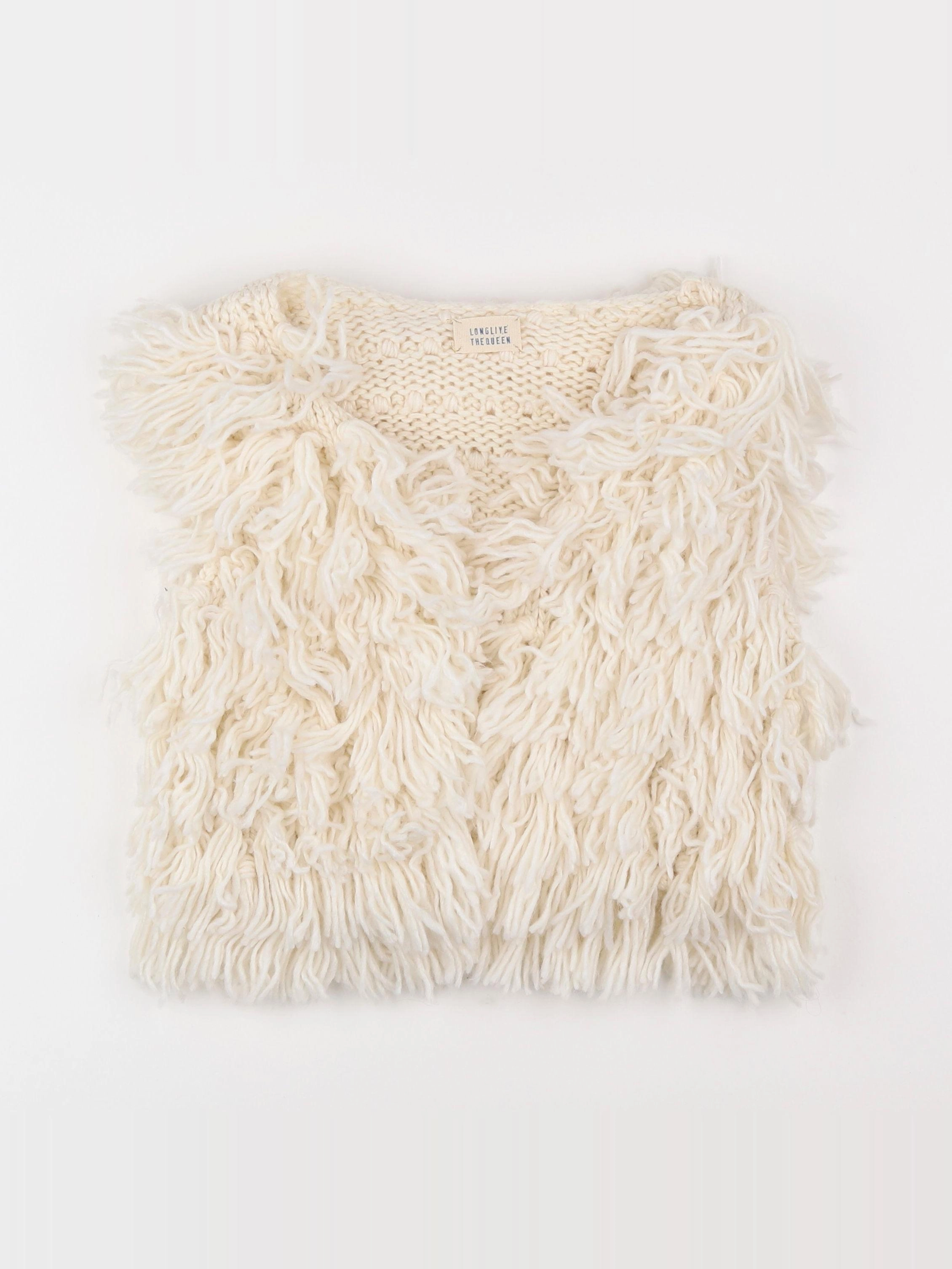 Longlivethequeen - gilet beige - 12 ans