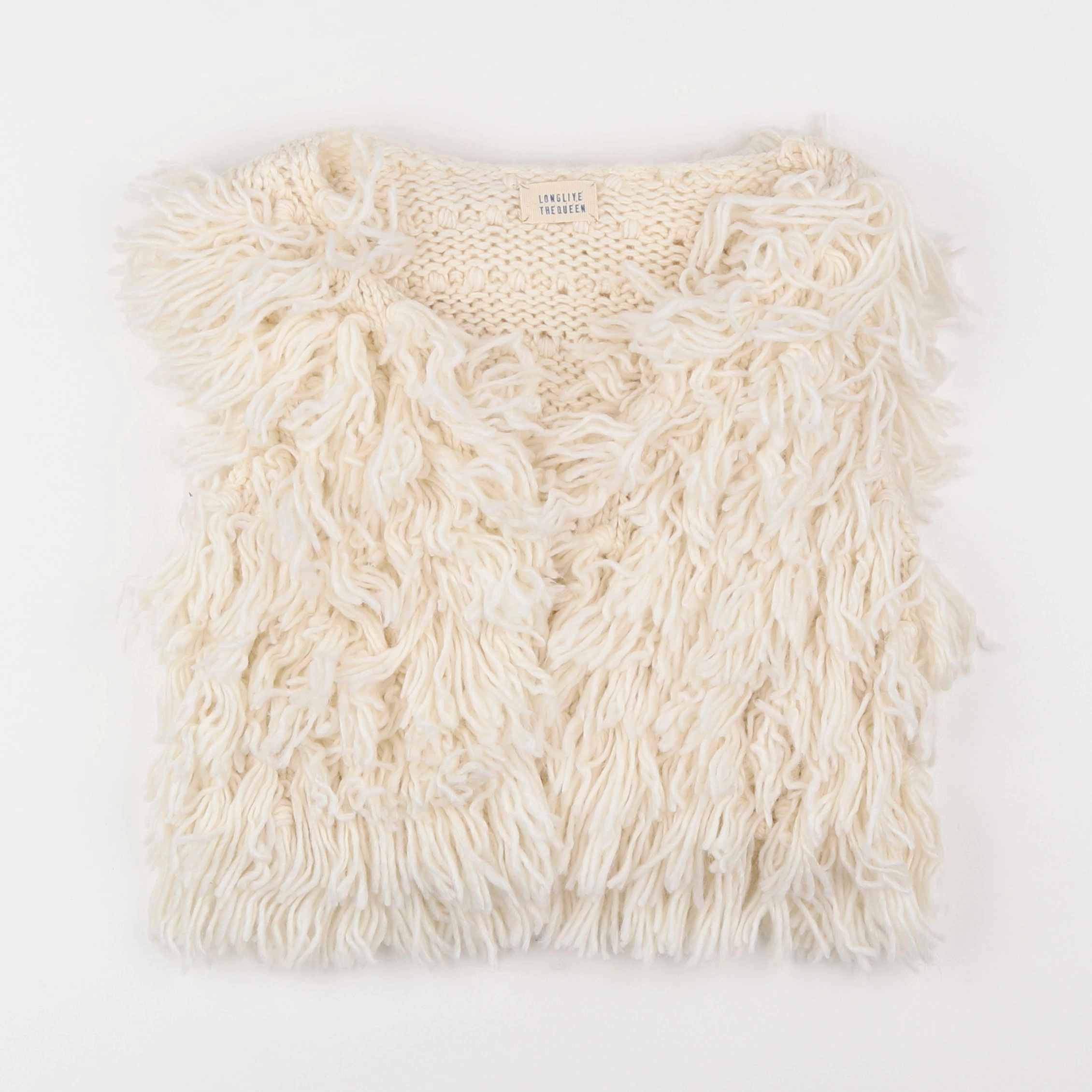 Longlivethequeen - gilet beige - 12 ans