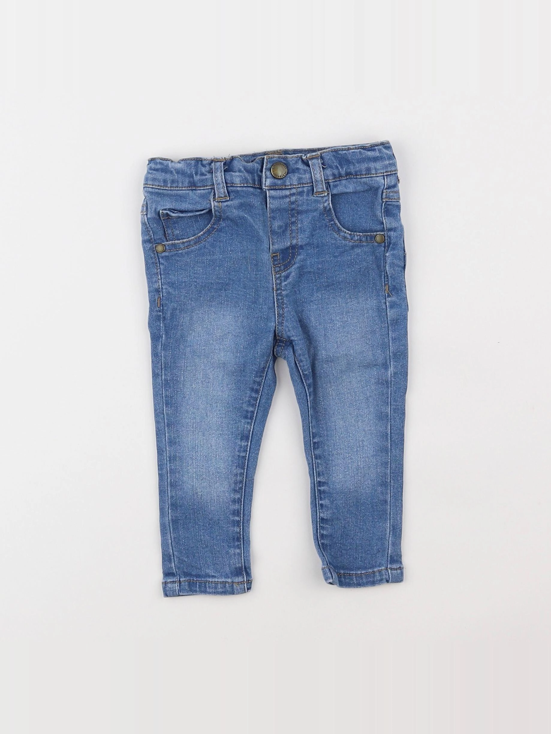 Vertbaudet - jean bleu - 9 mois