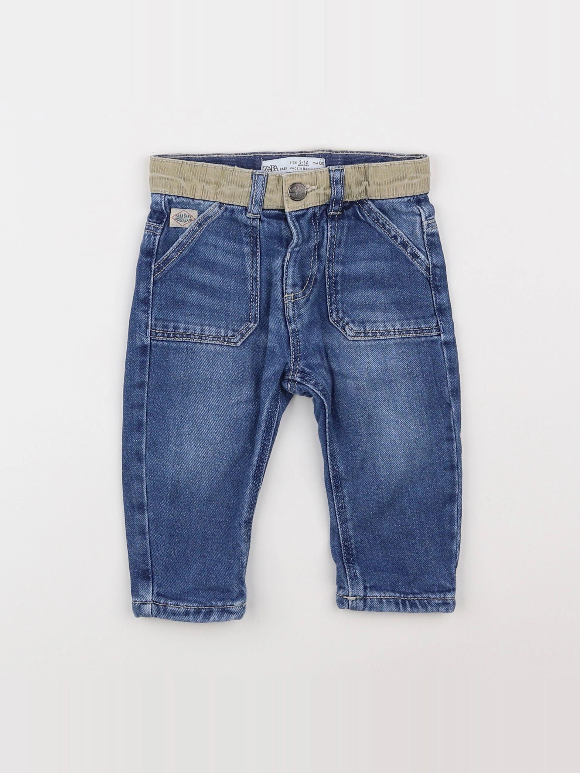 Zara - jean bleu - 9/12 mois