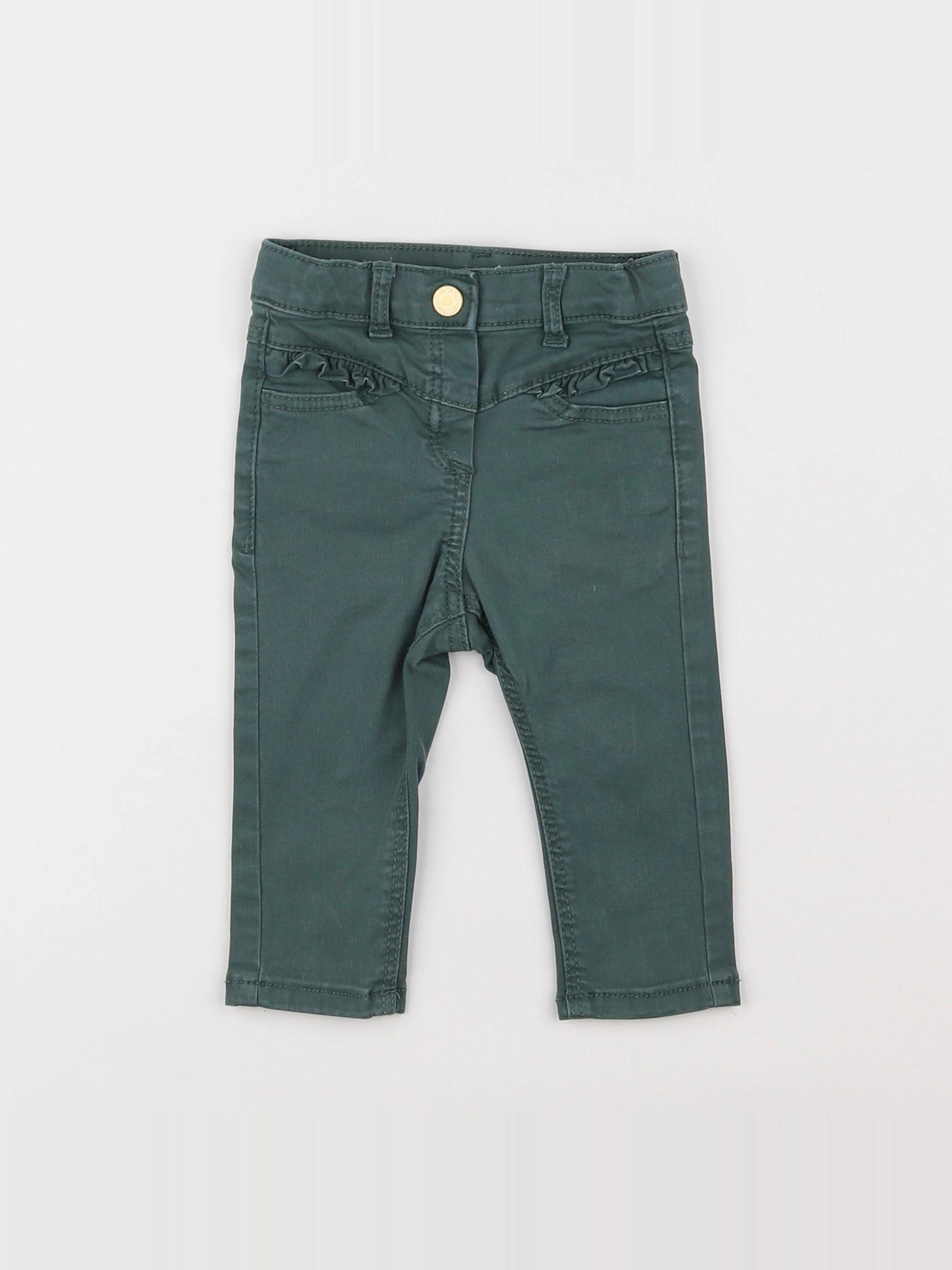 Tape à l'oeil - pantalon vert - 9 mois
