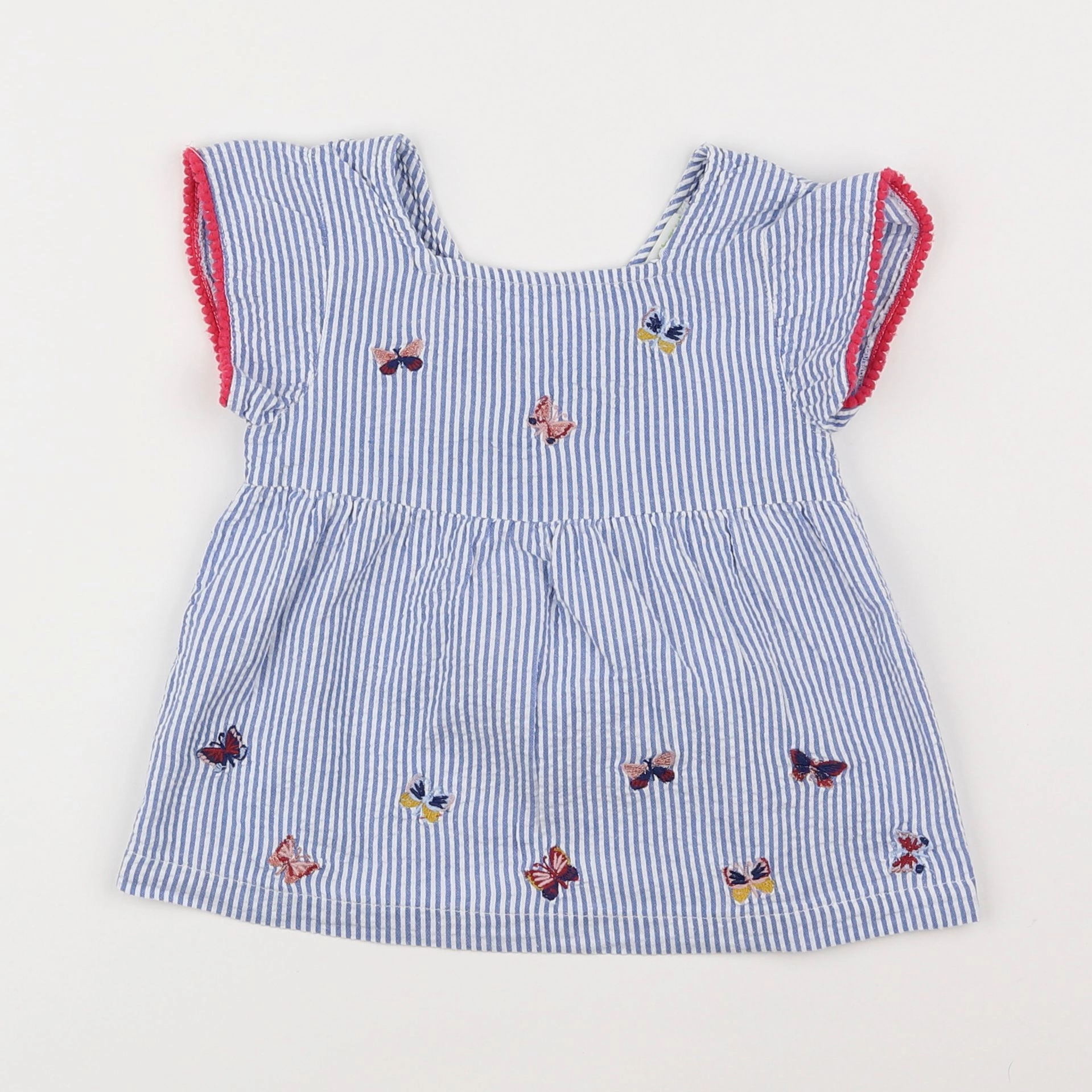 Vertbaudet - blouse bleu - 3 ans