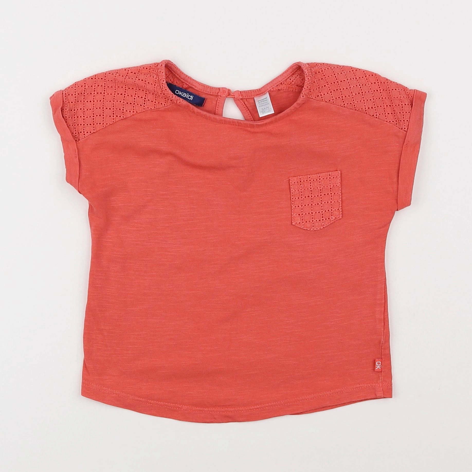 Okaidi - tee-shirt rose - 3 ans