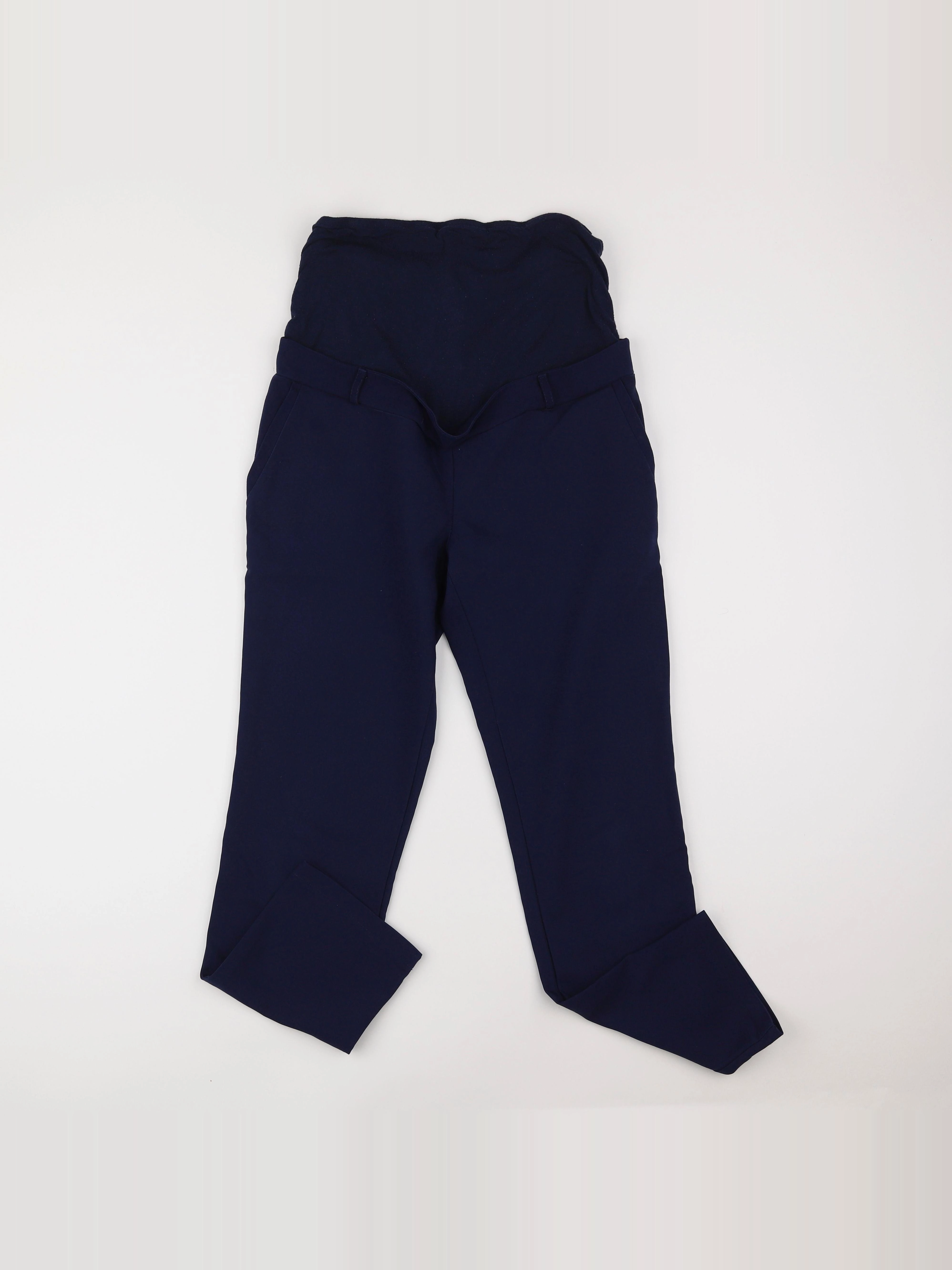 Envie de fraise - pantalon grossesse bleu - 36 à 38
