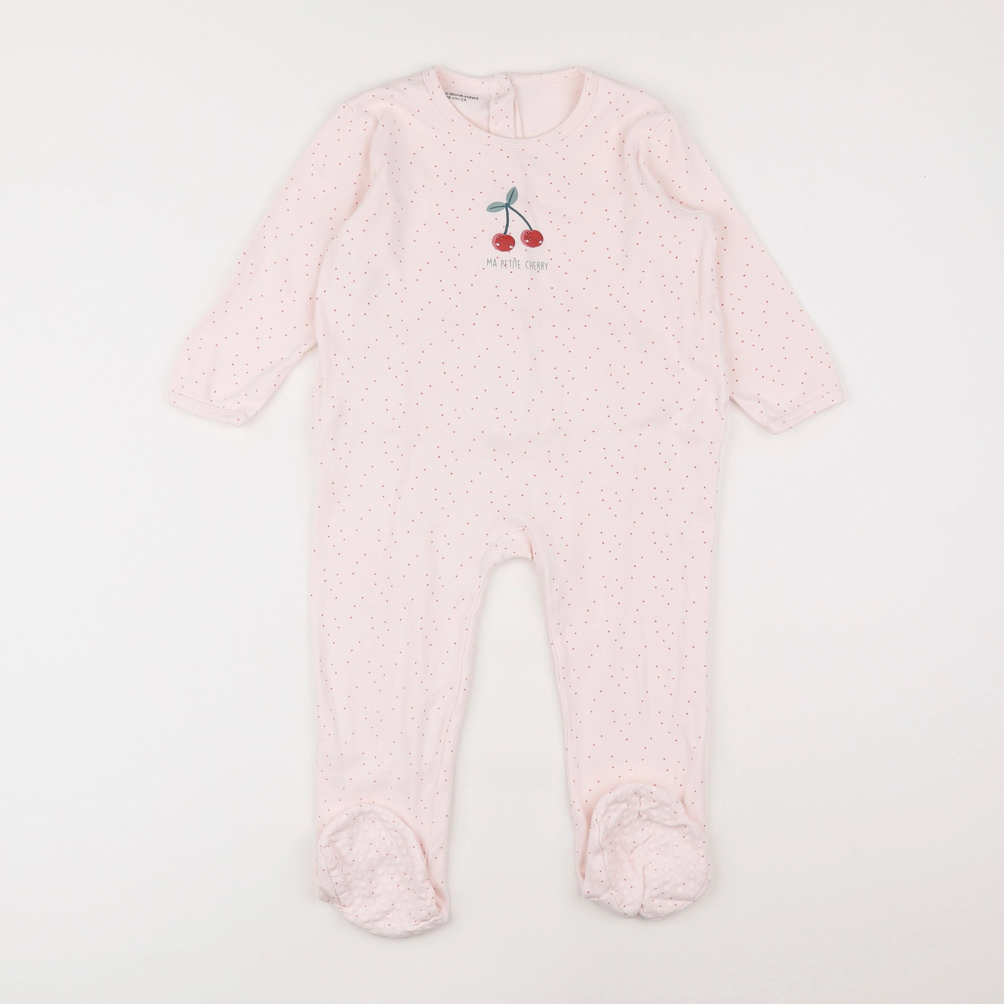 Vertbaudet - pyjama coton rose - 2 ans