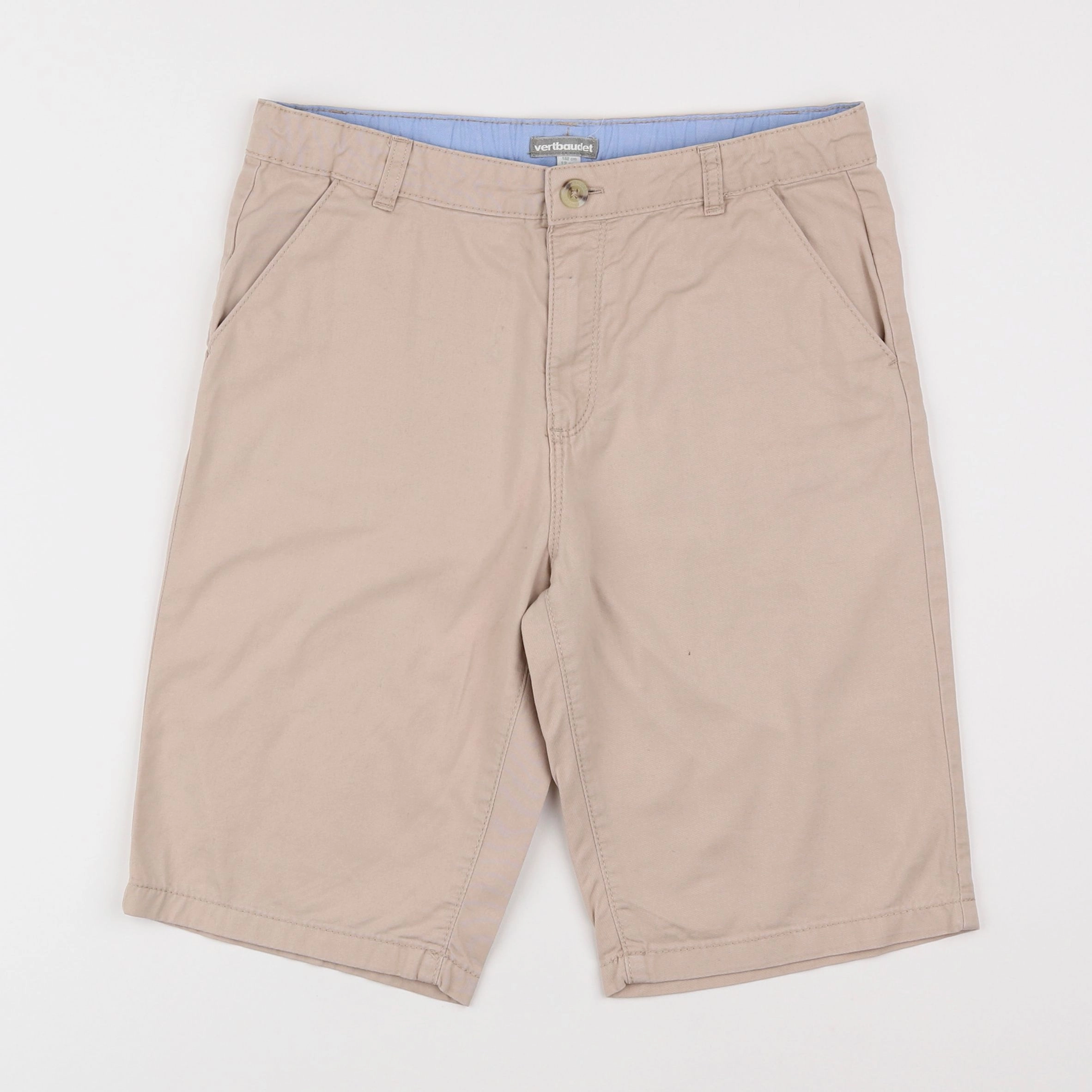 Vertbaudet - short beige - 12 ans