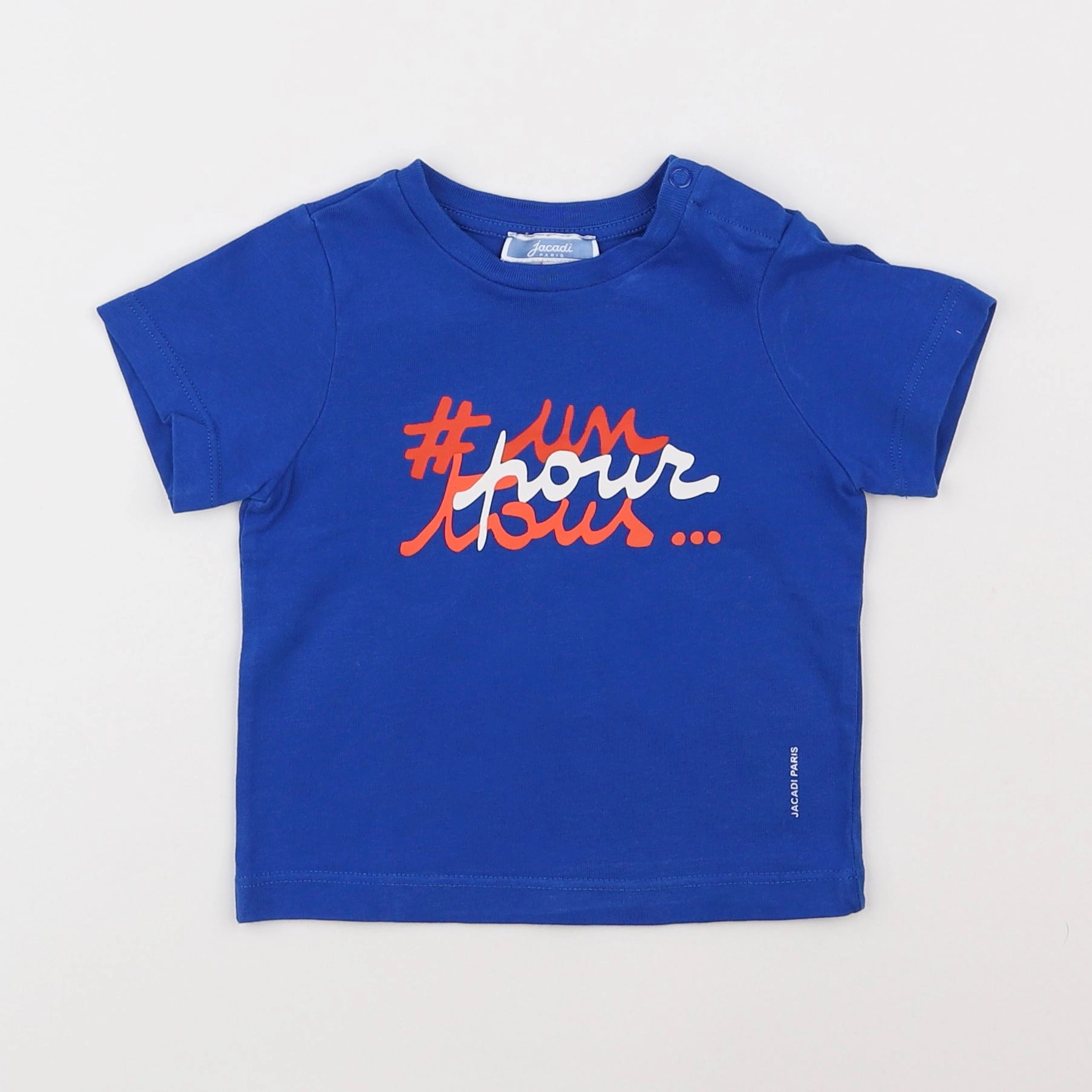 Jacadi - tee-shirt bleu - 12 mois