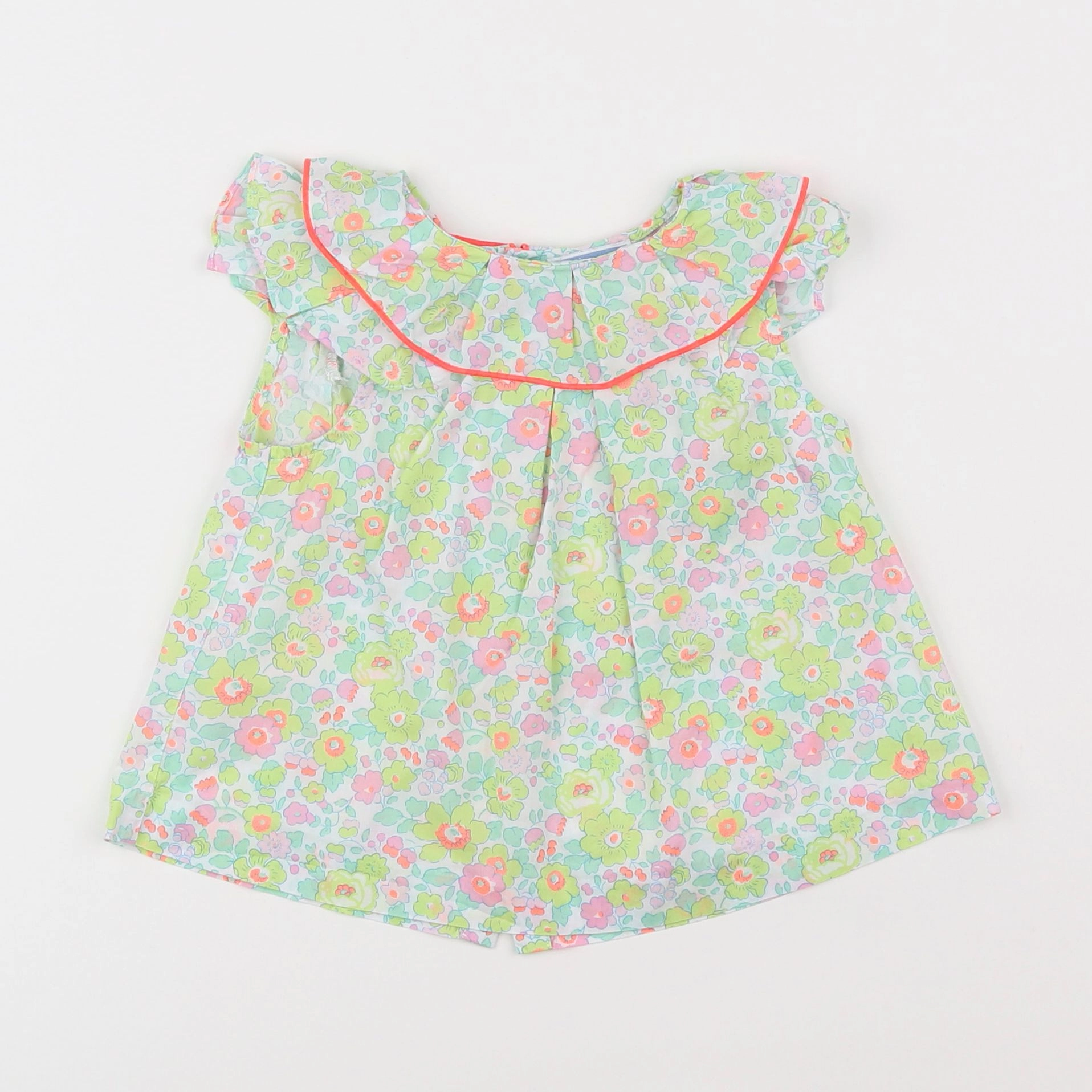 Jacadi - blouse liberty multicolore - 2 ans