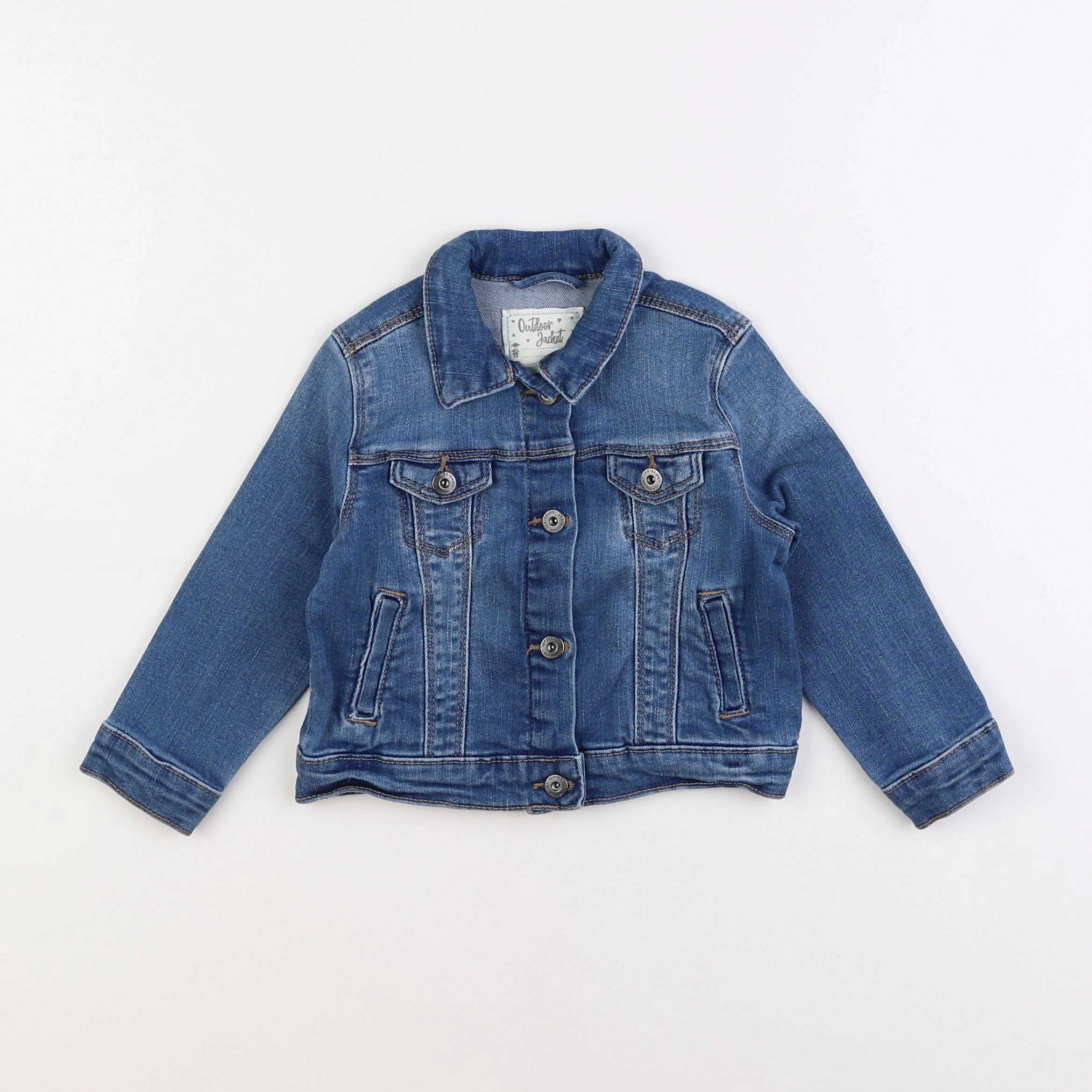 Vertbaudet - veste bleu - 2 ans