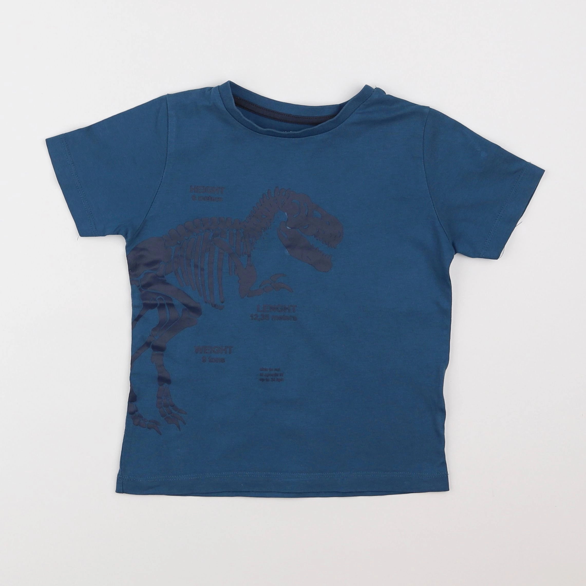 Vertbaudet - tee-shirt bleu - 5 ans