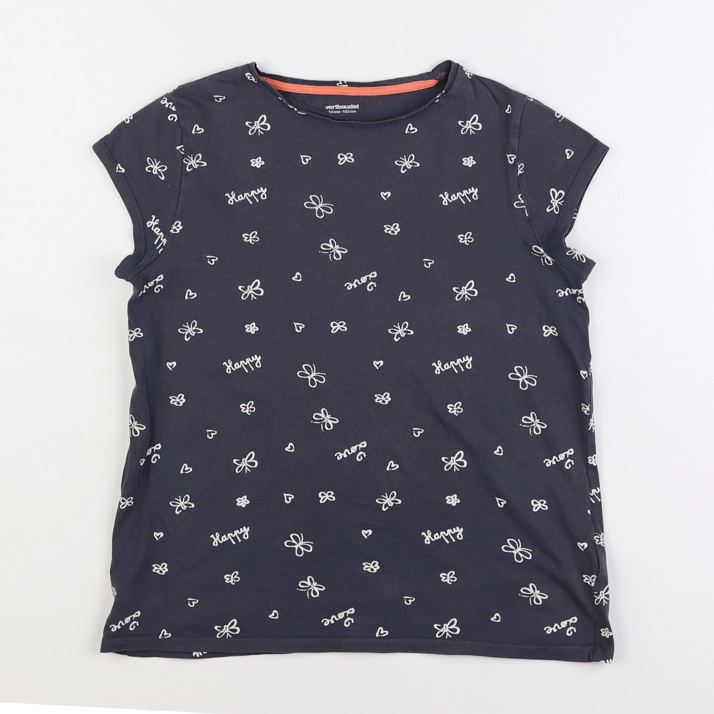 Vertbaudet - tee-shirt gris - 12 ans