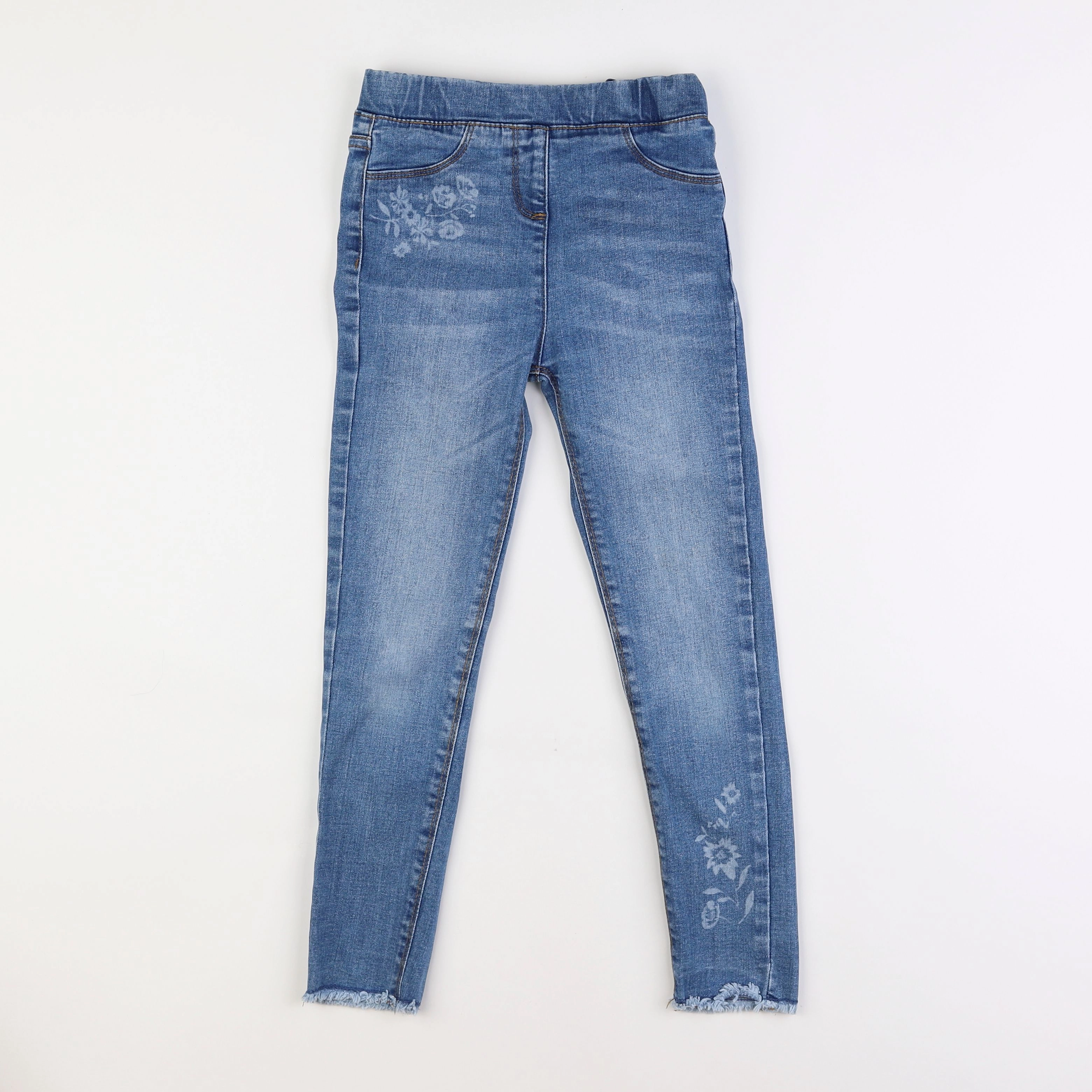 Vertbaudet - jegging bleu - 8 ans