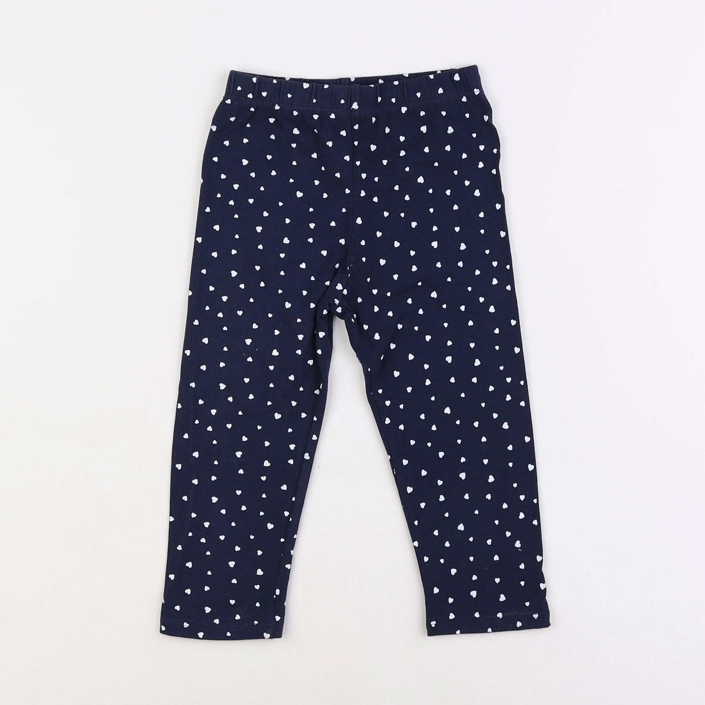 Vertbaudet - legging court bleu - 7 ans