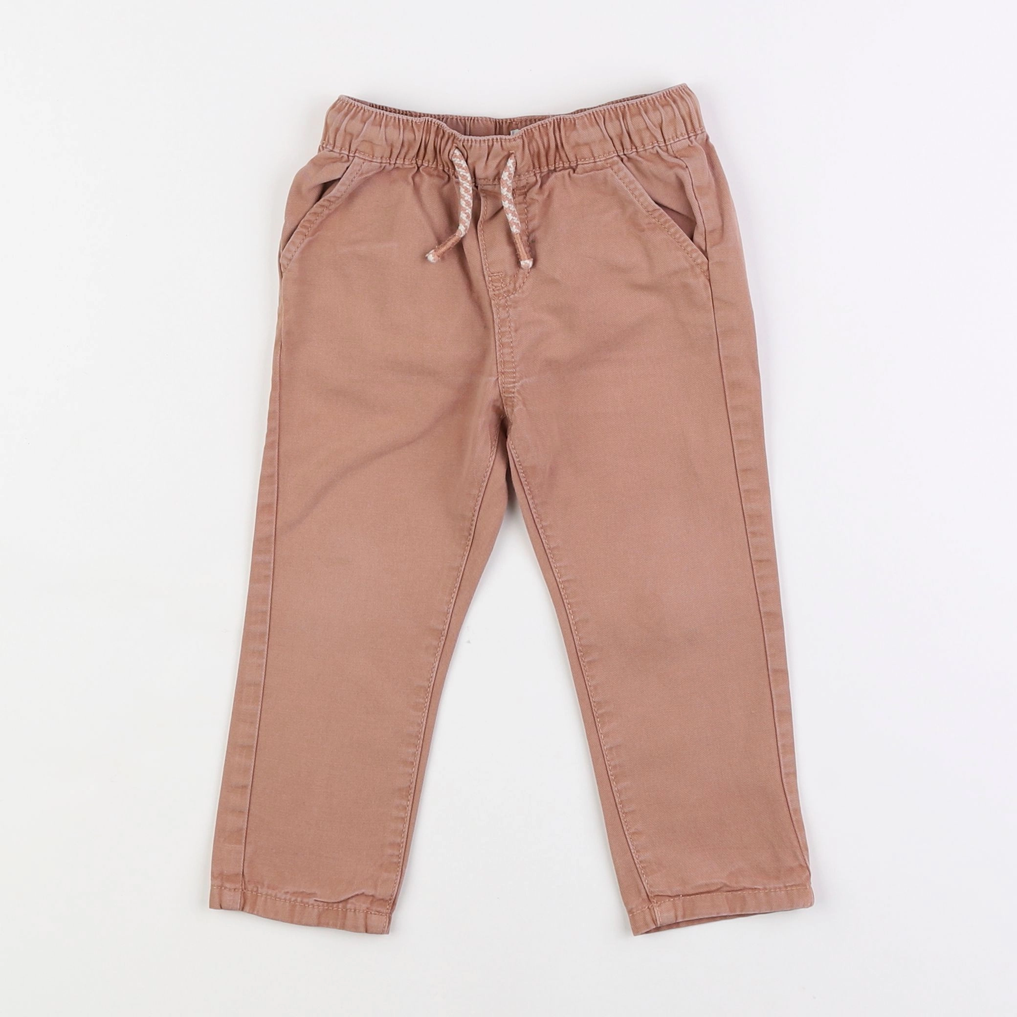 Vertbaudet - pantalon beige - 18 mois