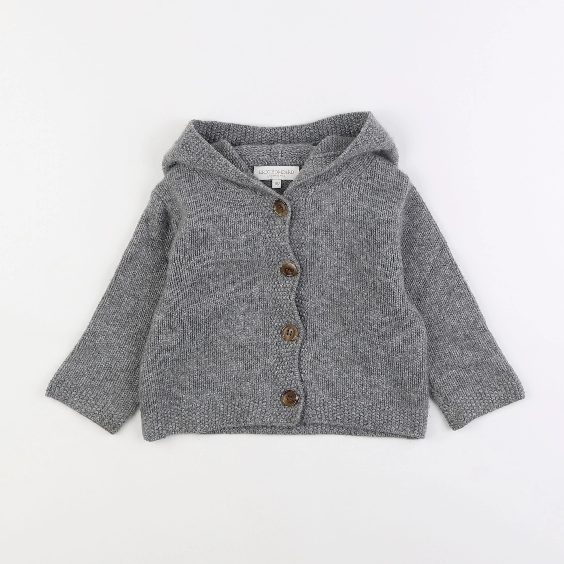 Bompard - gilet gris - 18 mois