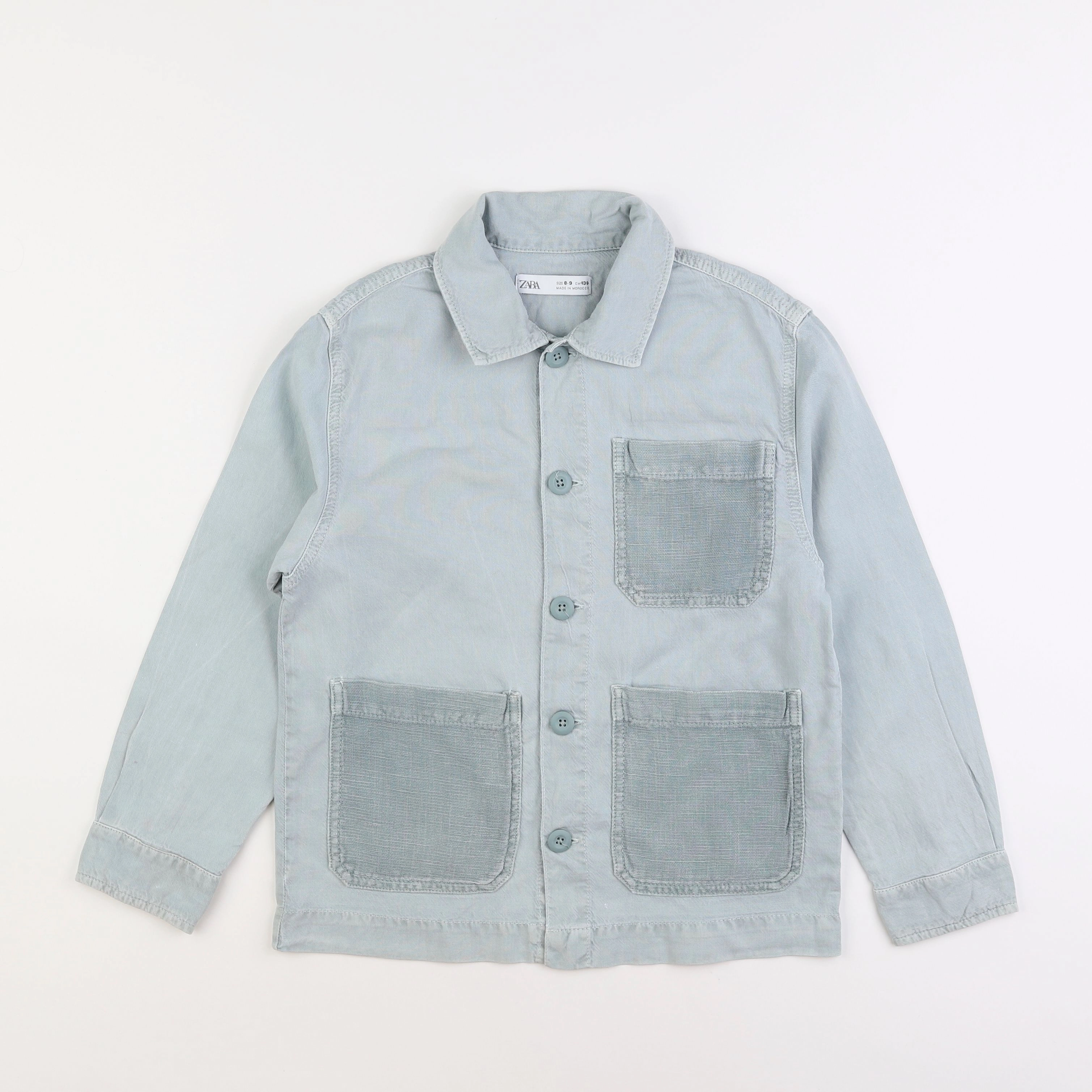 Zara - chemise bleu - 9 ans