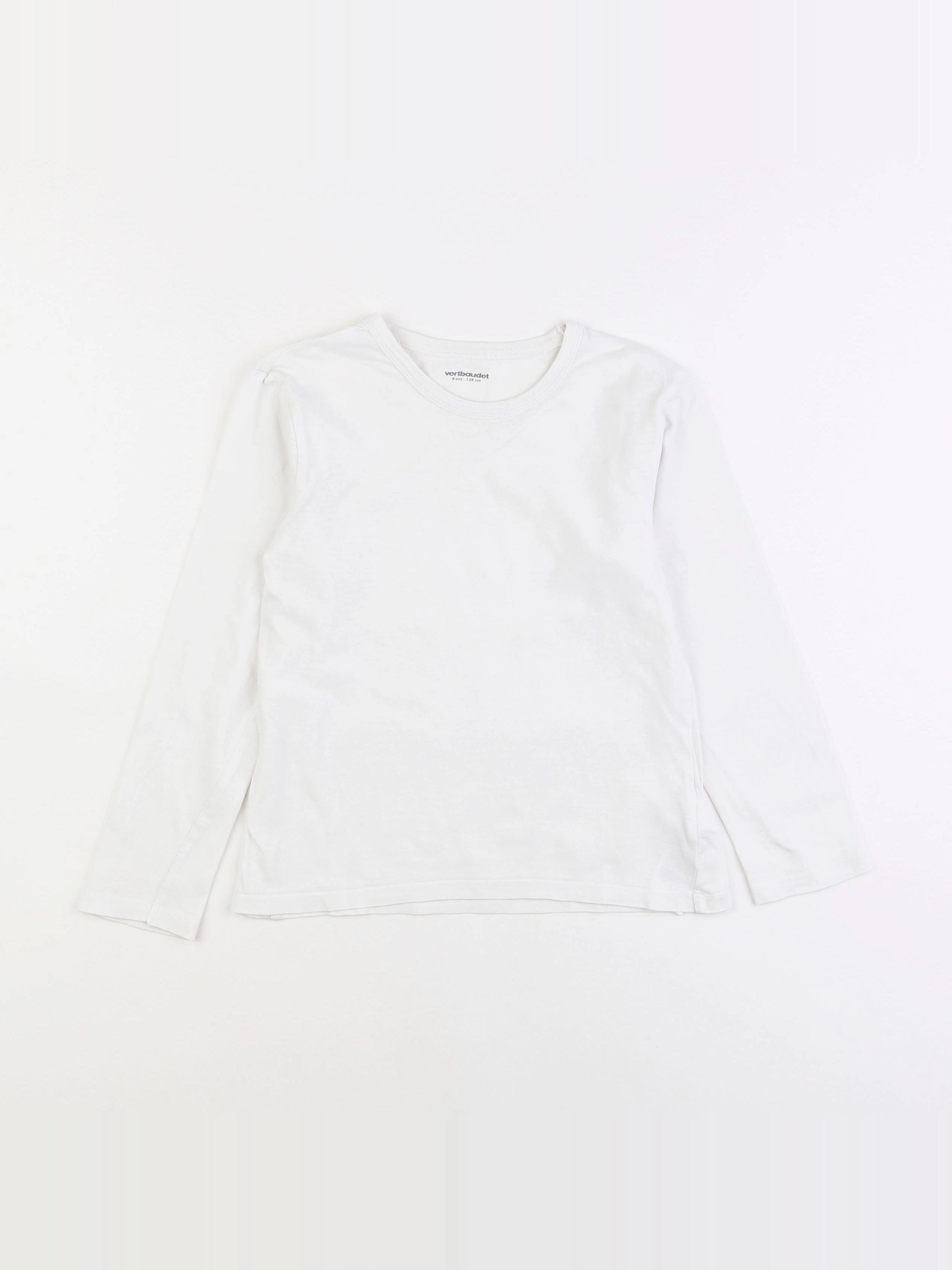 Vertbaudet - maillot de corps blanc - 8 ans