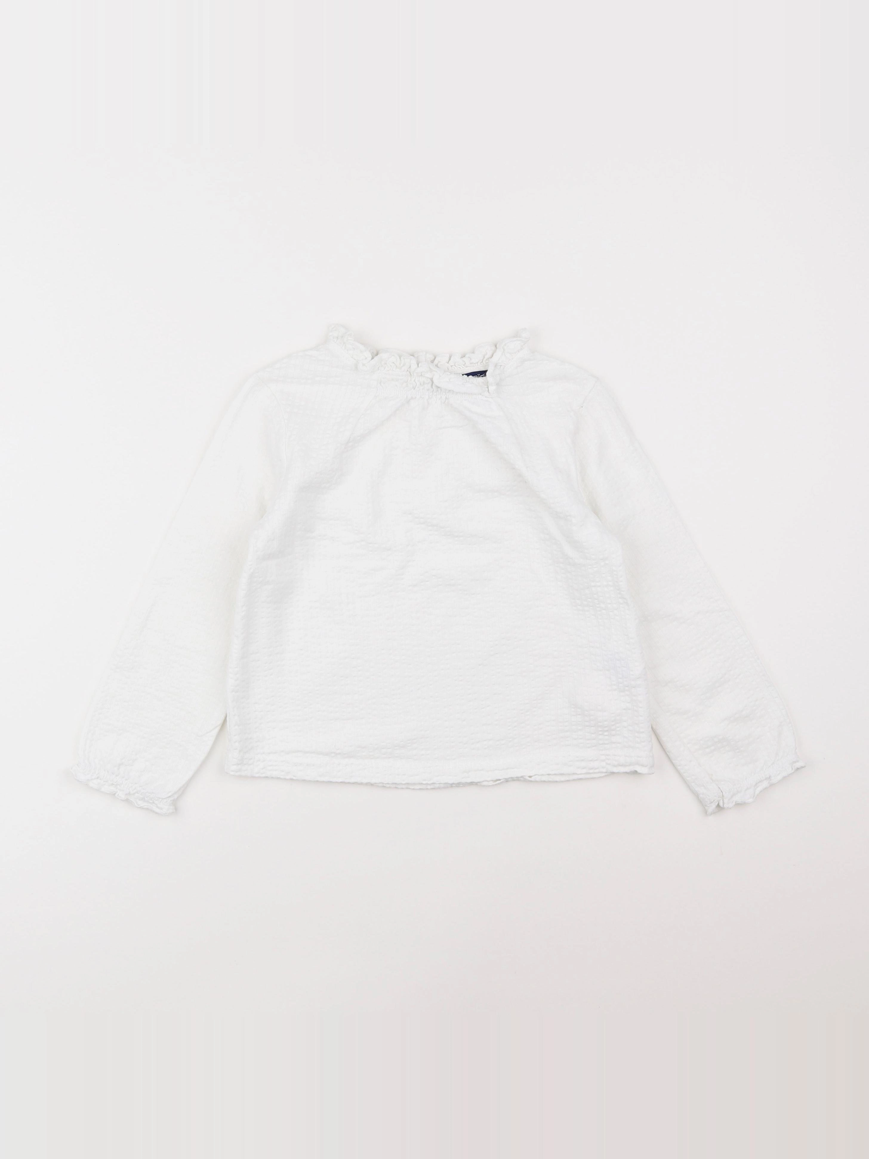 Okaidi - blouse blanc - 6 ans
