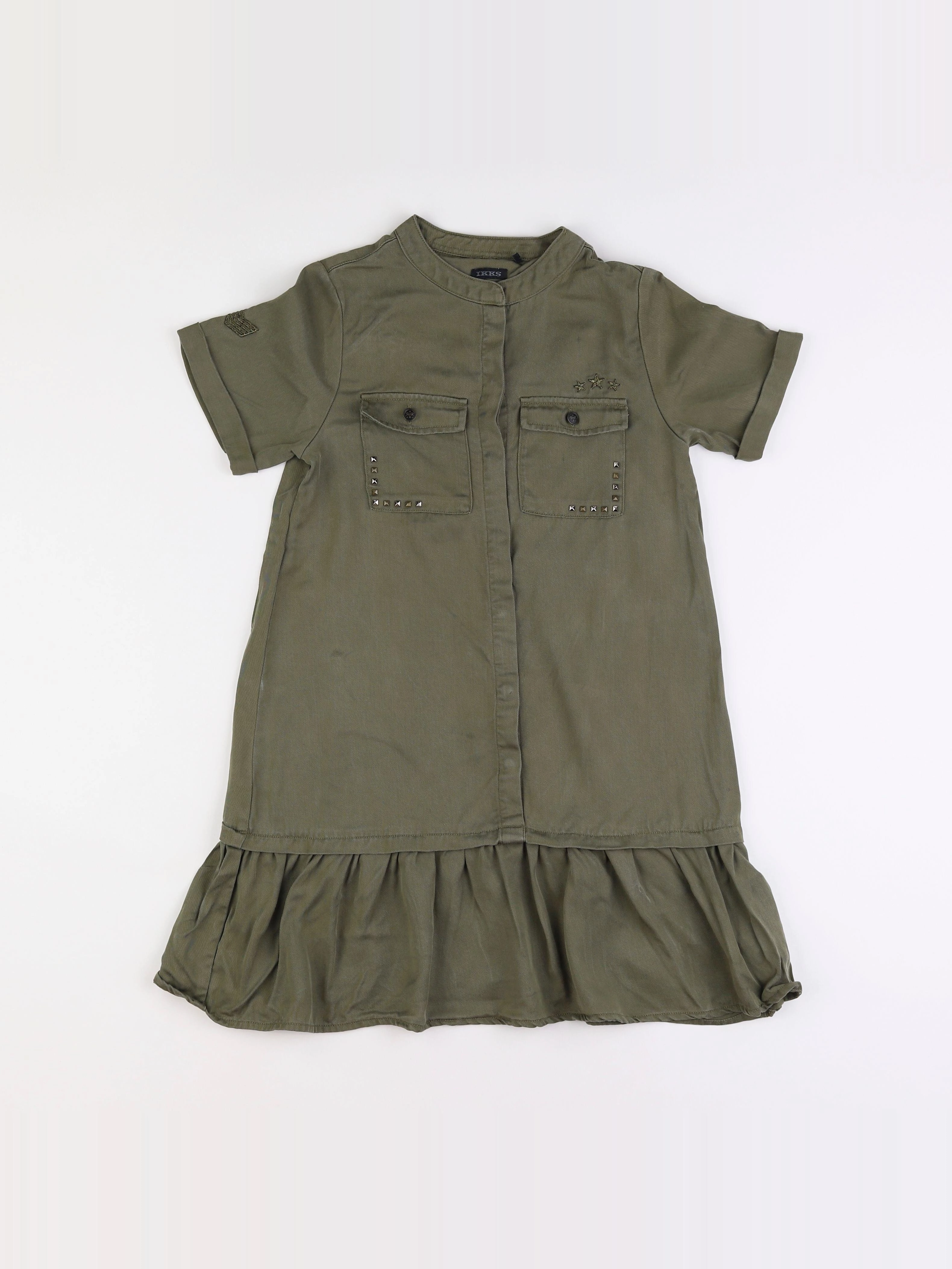 IKKS - robe vert - 10 ans